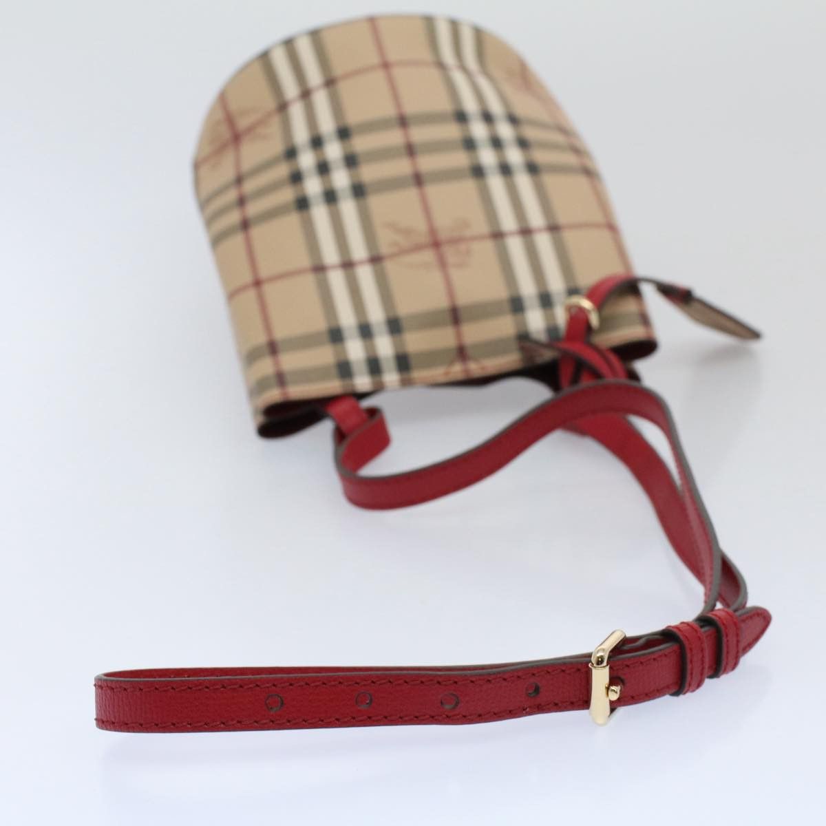 Burberry Nova Check Beige Synthetic Shoulder Bag (Pre-Owned) Size ONE SIZE - 4 Thumbnail