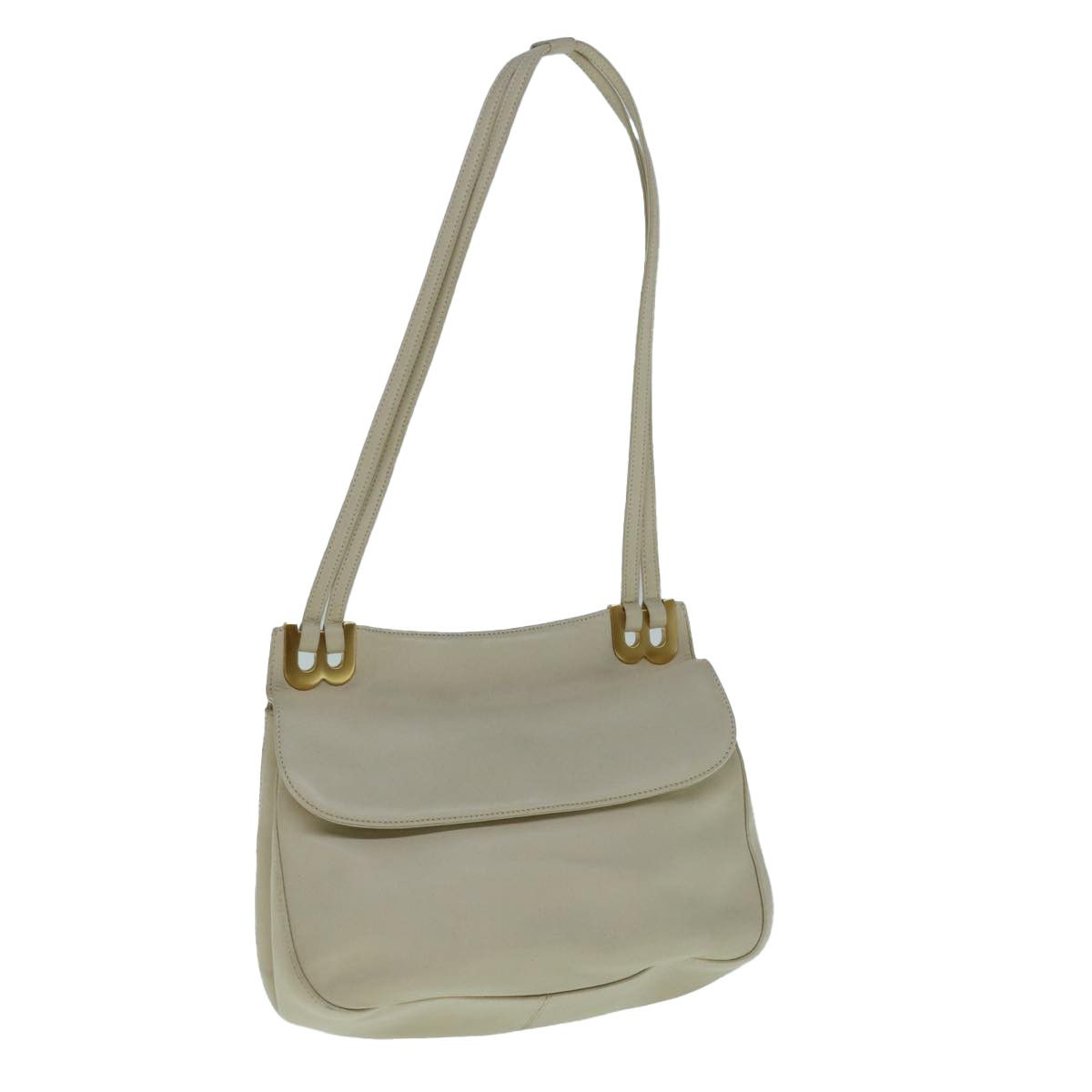 Bally Beige Leather Shoulder Bag (Pre-Owned) Size ONE SIZE - 8 Thumbnail