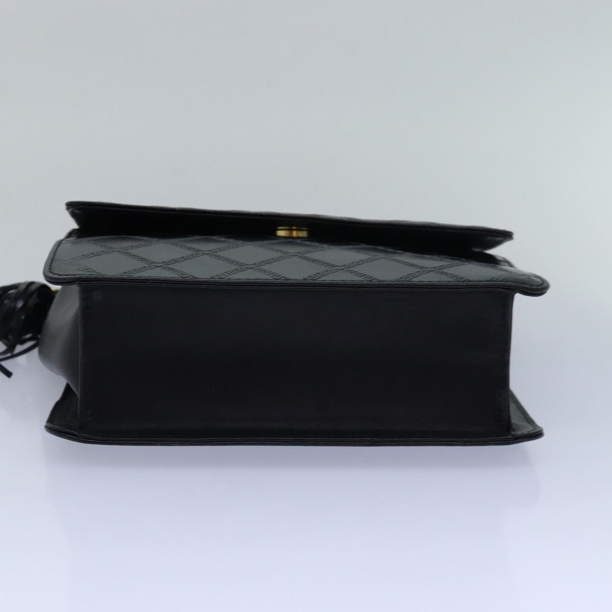 Versace Black Leather Handbag (Pre-Owned) Size ONE SIZE - 3 Thumbnail