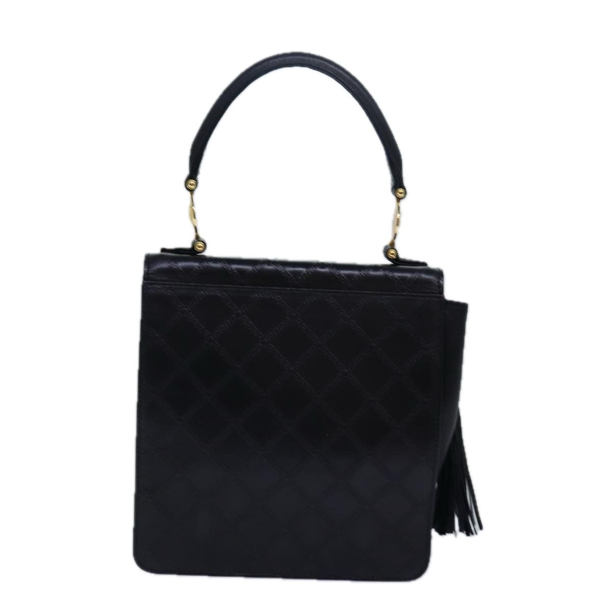 Versace Black Leather Handbag (Pre-Owned) Size ONE SIZE - 2 Thumbnail