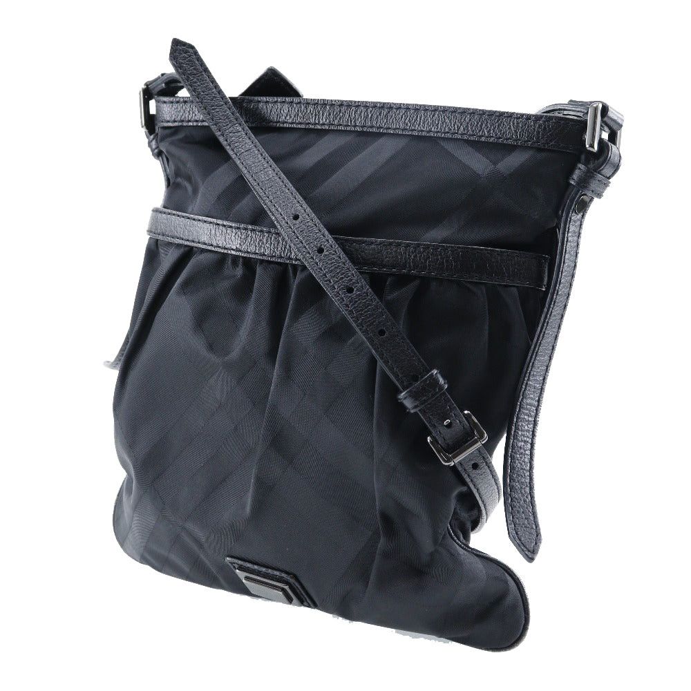 Burberry Nova Check Black Canvas Shoulder Bag (Pre-Owned) Size ONE SIZE - 8 Thumbnail