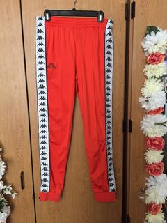 Kappa track store pants orange