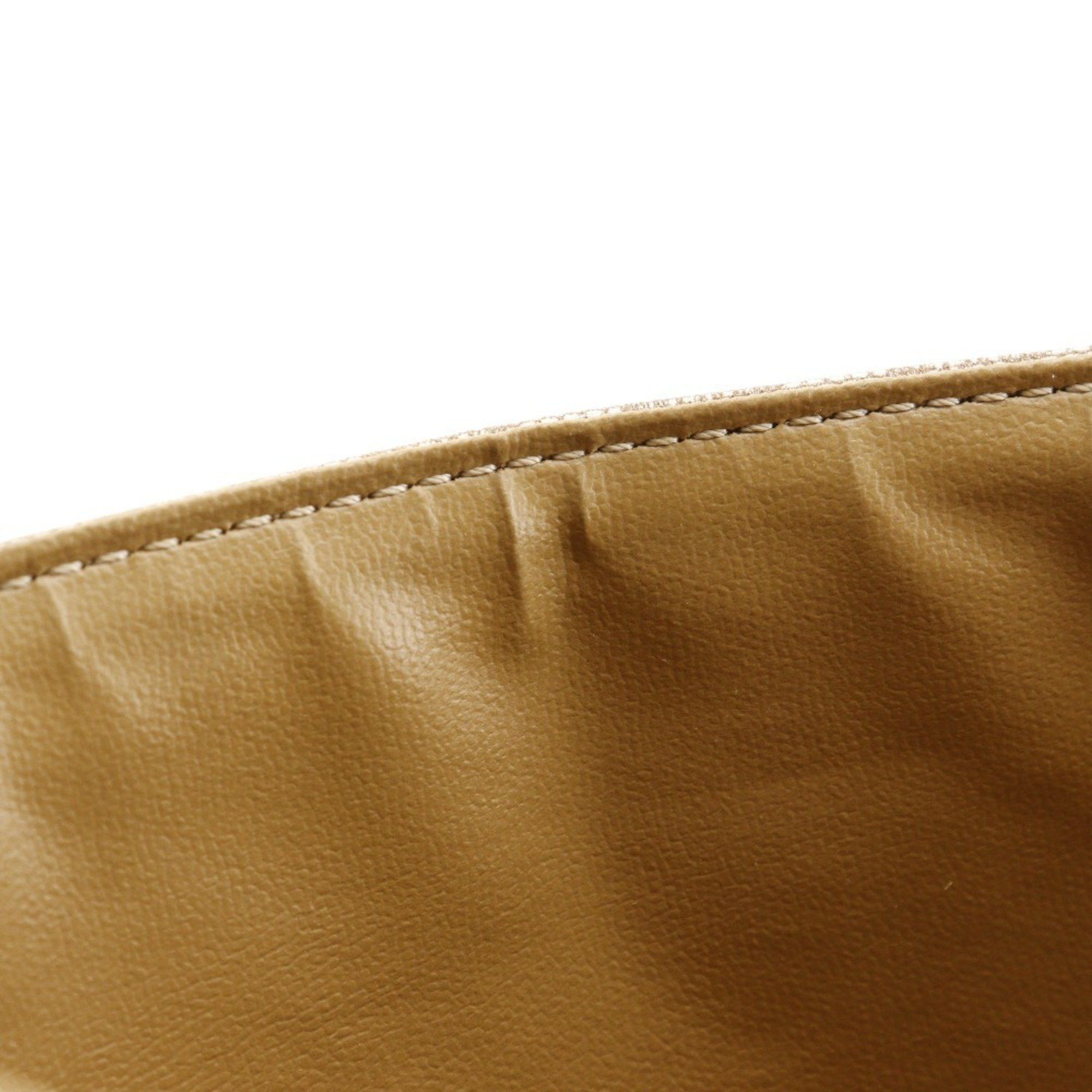 Celine Celine Old Shoulder Bag Macadam Clutch PVC x Leather Beige 2way Type Women's Size ONE SIZE - 7 Thumbnail