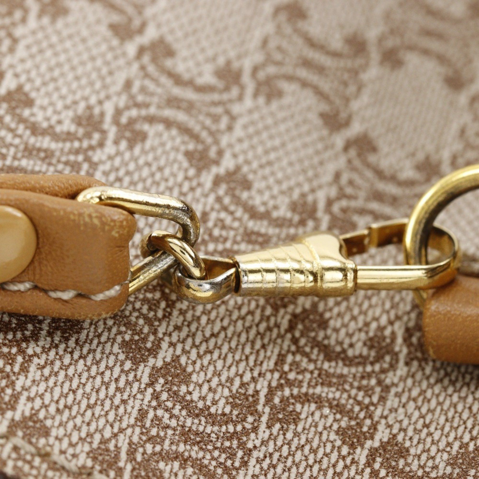 Celine Celine Old Shoulder Bag Macadam Clutch PVC x Leather Beige 2way Type Women's Size ONE SIZE - 6 Thumbnail