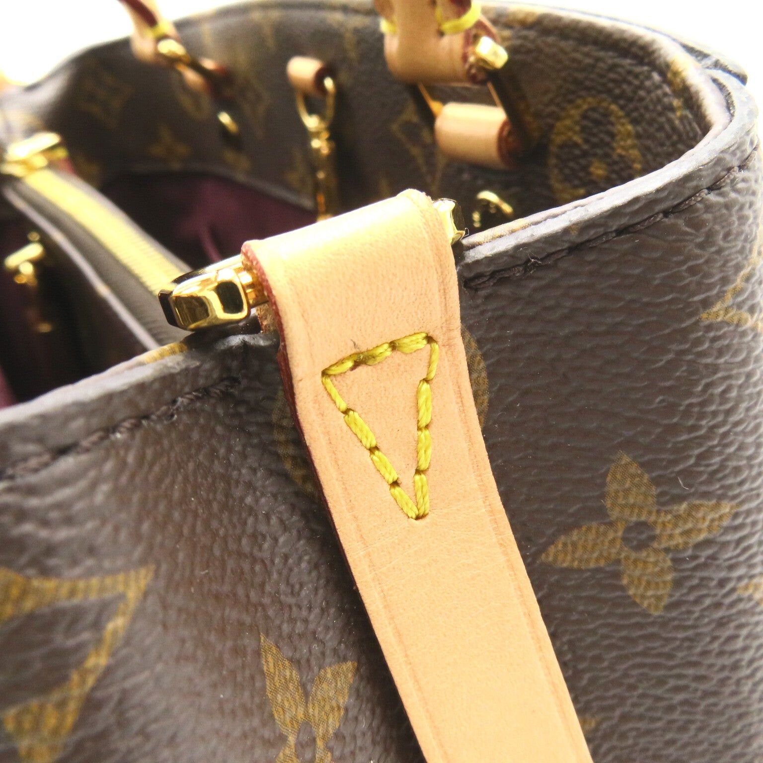 Louis Vuitton Louis Vuitton Montaigne Bb Tote Bag Shoulder Handbag Coated Canvas Monogram Brown Size ONE SIZE - 13 Thumbnail