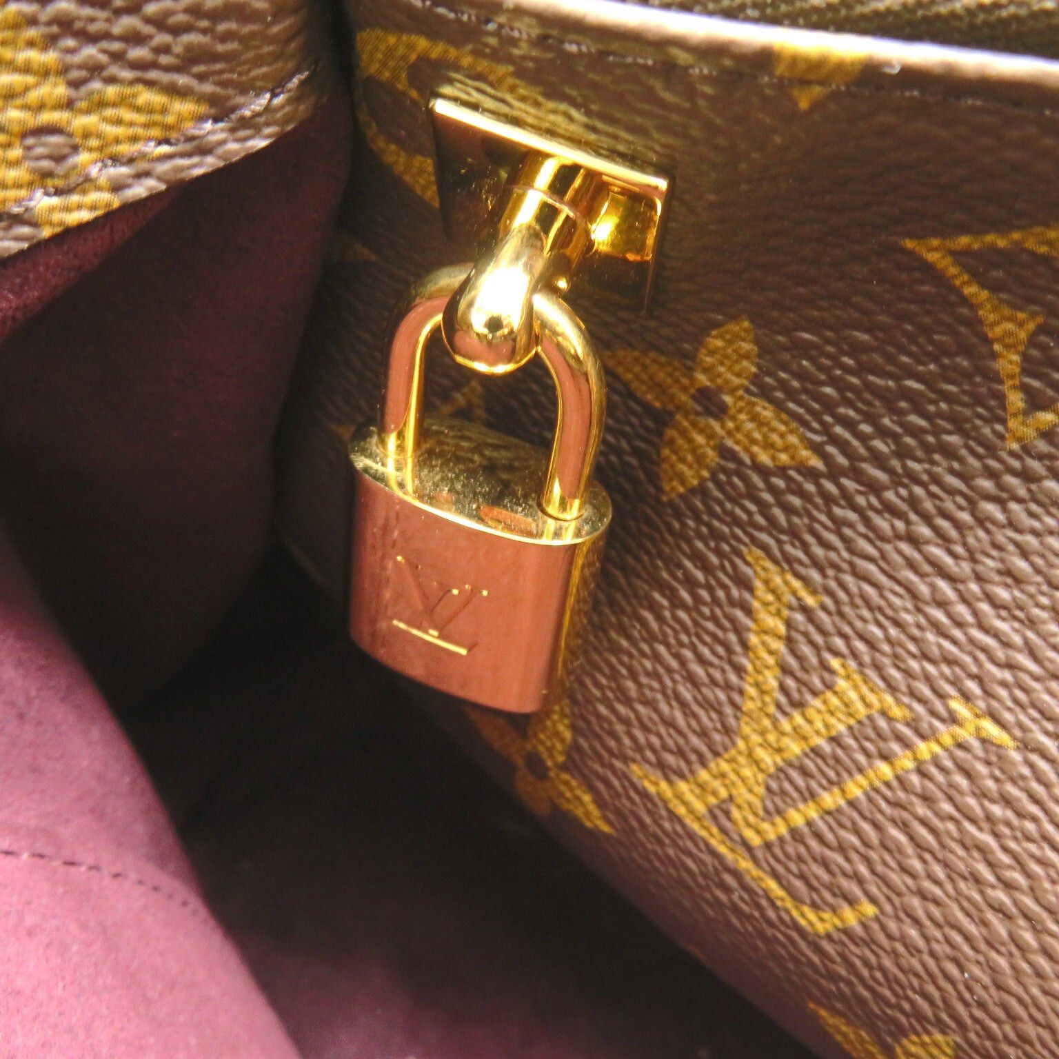 Louis Vuitton Louis Vuitton Montaigne Bb Tote Bag Shoulder Handbag Coated Canvas Monogram Brown Size ONE SIZE - 10 Thumbnail