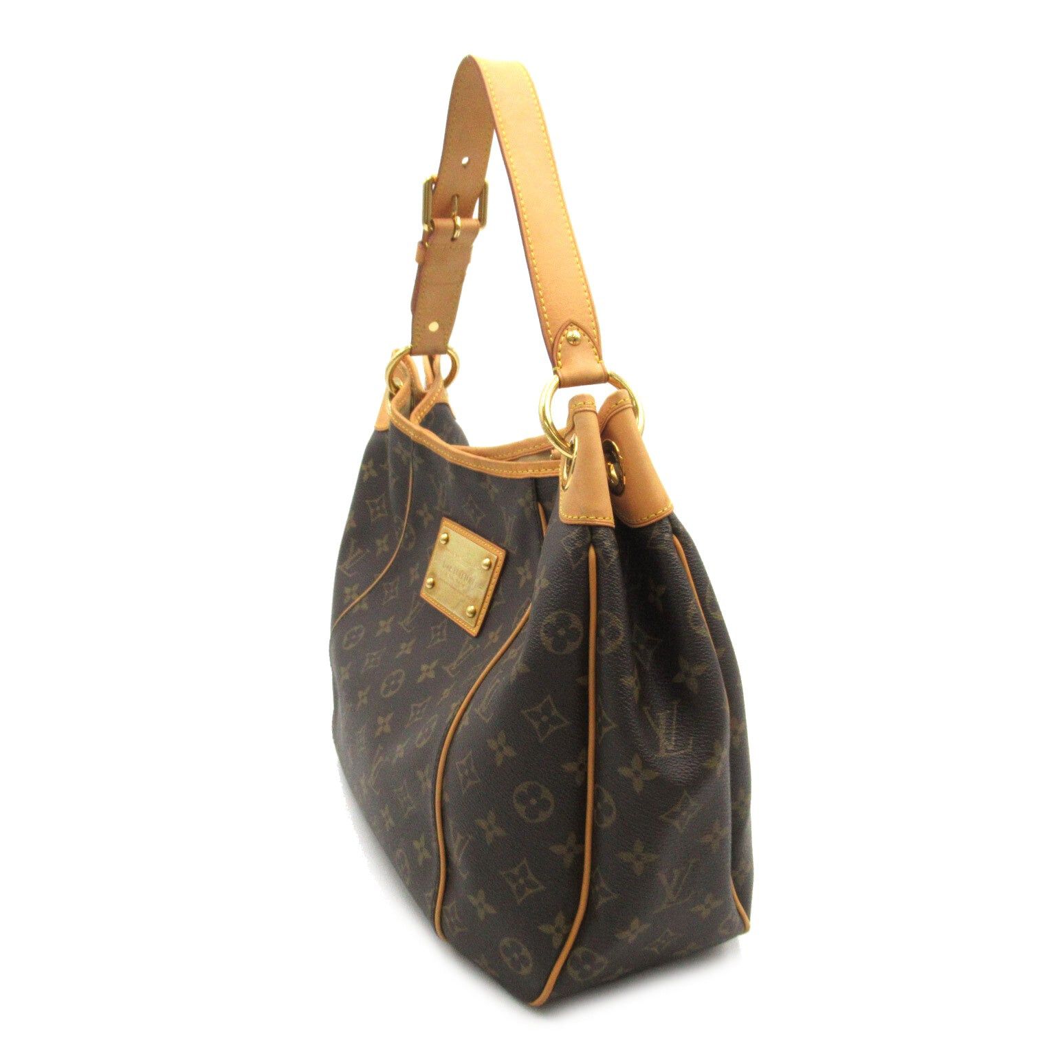 Louis Vuitton Louis Vuitton Galliera Pm Shoulder Bag Coated Canvas Monogram Brown Size ONE SIZE - 3 Thumbnail