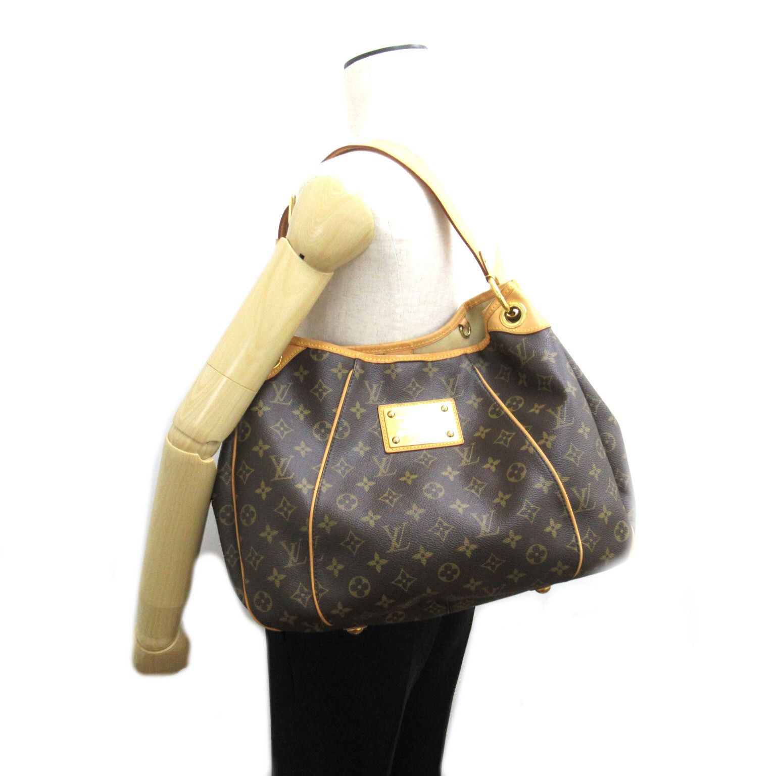 Louis Vuitton Louis Vuitton Galliera Pm Shoulder Bag Coated Canvas Monogram Brown Size ONE SIZE - 5 Thumbnail