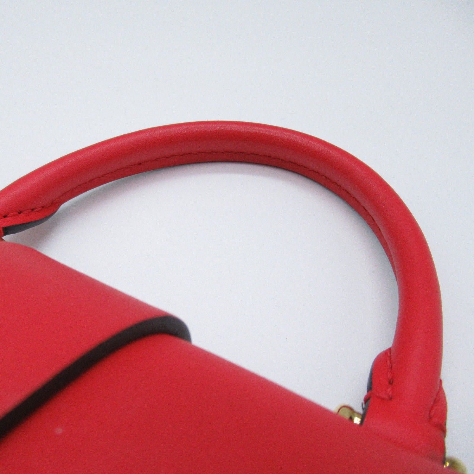 Louis Vuitton Louis Vuitton Rocky Bb Shoulder Bag Coated Canvas Monogram Red Brown Coquelicot Size ONE SIZE - 8 Thumbnail