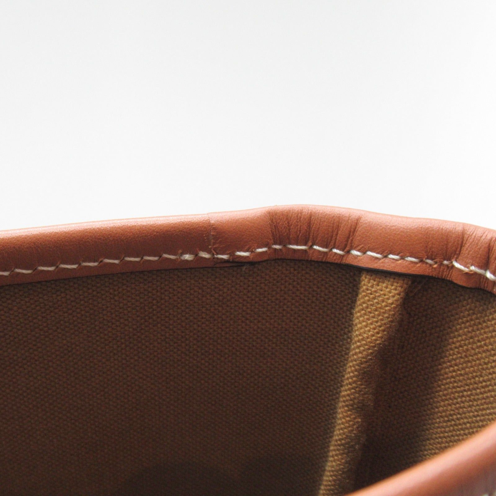 Celine Celine Triomphe Tote Bag Handbag Canvas Coated Brown Dark Size ONE SIZE - 10 Thumbnail