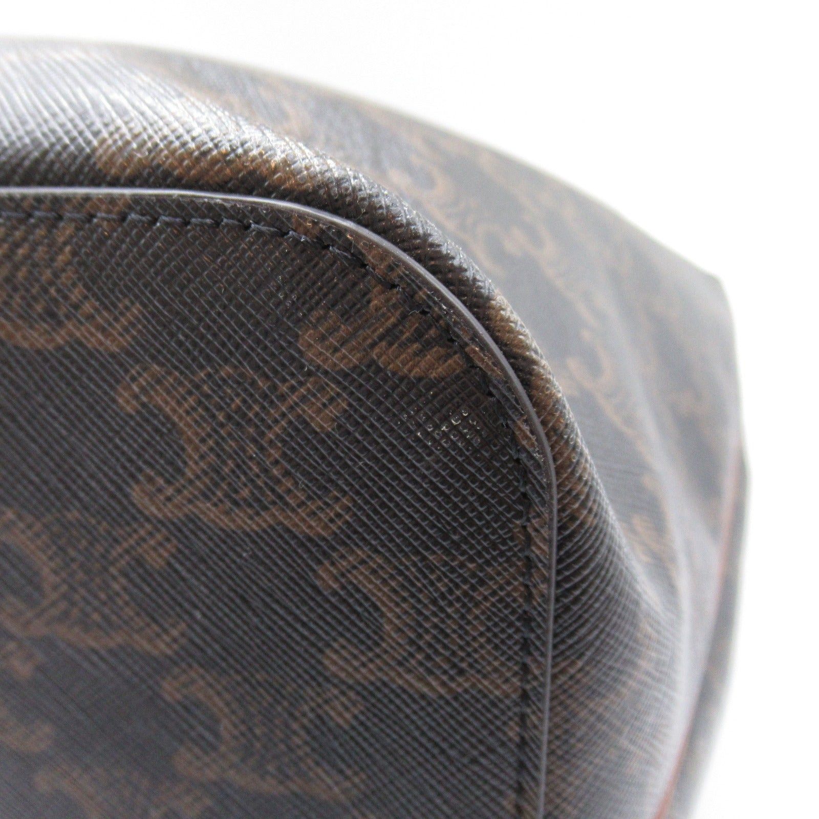 Celine Celine Triomphe Tote Bag Handbag Canvas Coated Brown Dark Size ONE SIZE - 9 Thumbnail