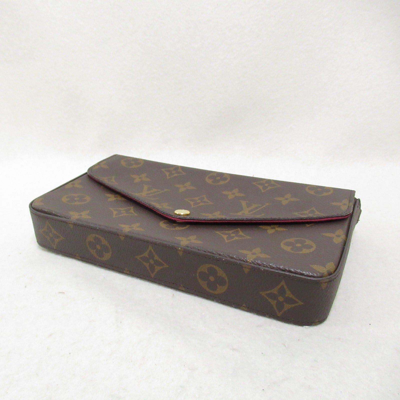 Louis Vuitton Louis Vuitton Pochette Felicie Shoulder Bag Coated Canvas Monogram Brown Size ONE SIZE - 4 Thumbnail