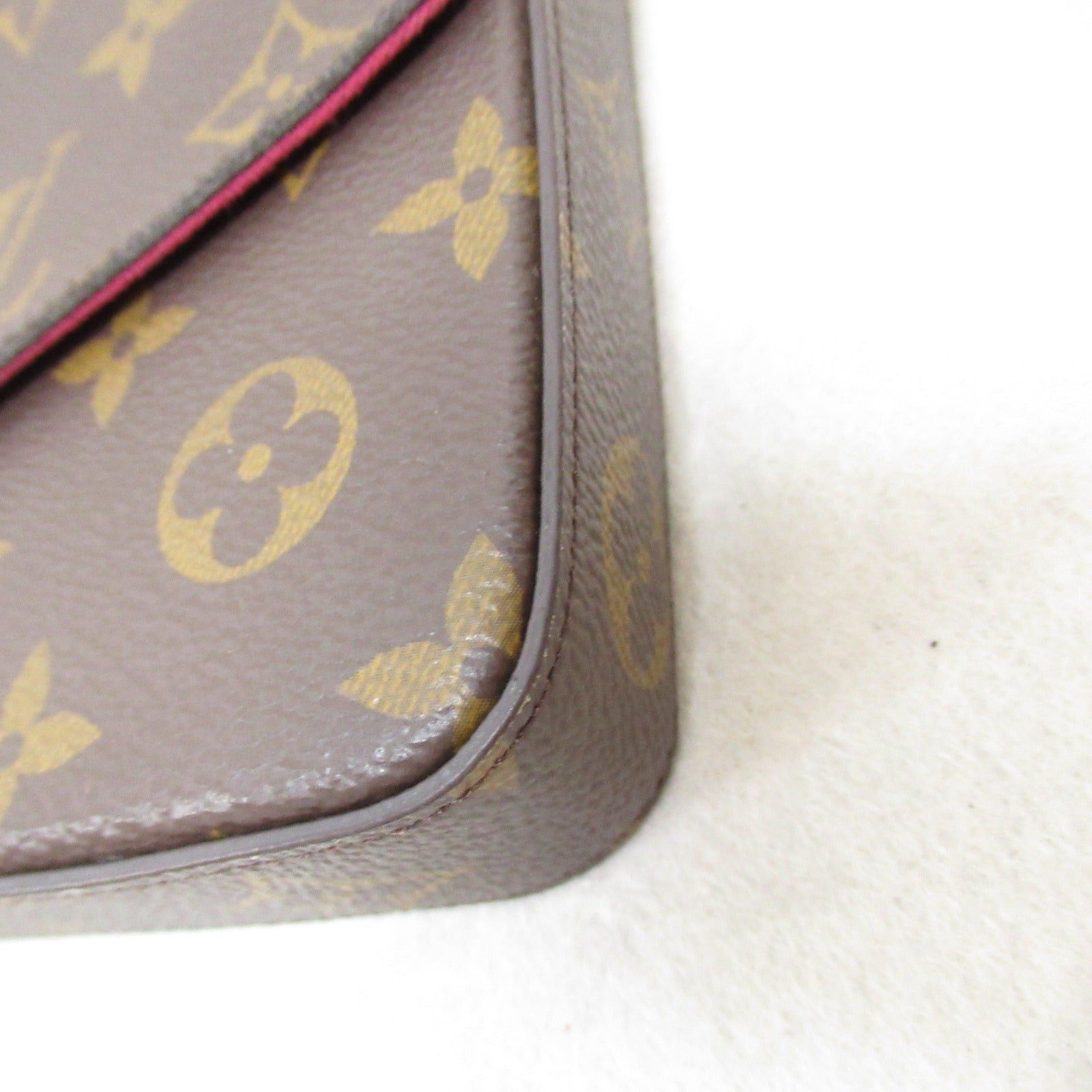 Louis Vuitton Louis Vuitton Pochette Felicie Shoulder Bag Coated Canvas Monogram Brown Size ONE SIZE - 9 Thumbnail