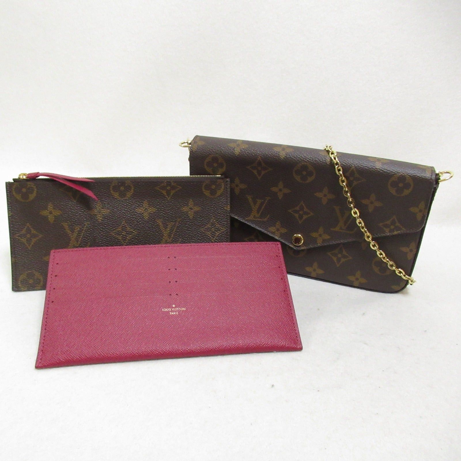 Louis Vuitton Louis Vuitton Pochette Felicie Shoulder Bag Coated Canvas Monogram Brown Size ONE SIZE - 5 Thumbnail