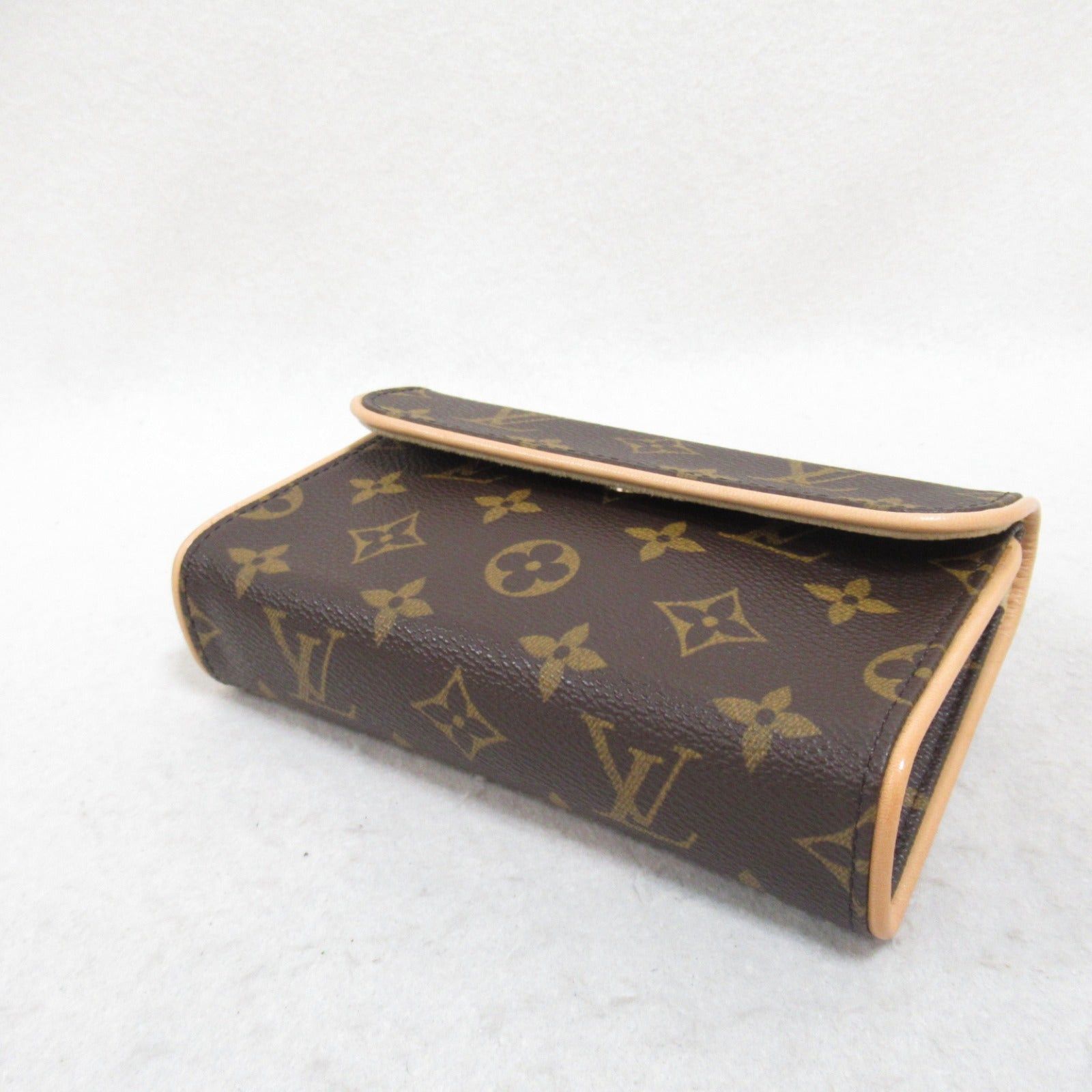 Louis Vuitton Louis Vuitton Pochette Florentine Waist Bag Body Coated Canvas Monogram Brown Size ONE SIZE - 4 Thumbnail