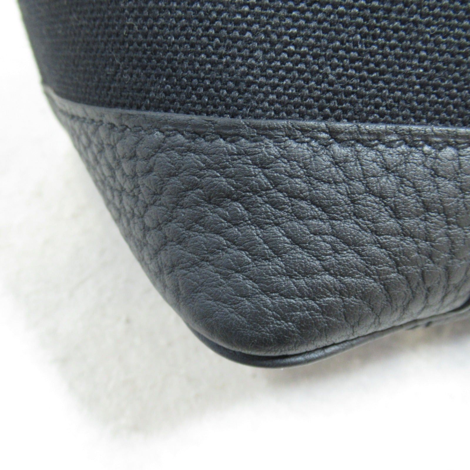 Hermes Hermes Garden Party Pocket Vertical Black Handbag Fabric Leather Negonda Toile Military (Hermes) Silver Hardware B Stamp Size ONE SIZE - 9 Thumbnail