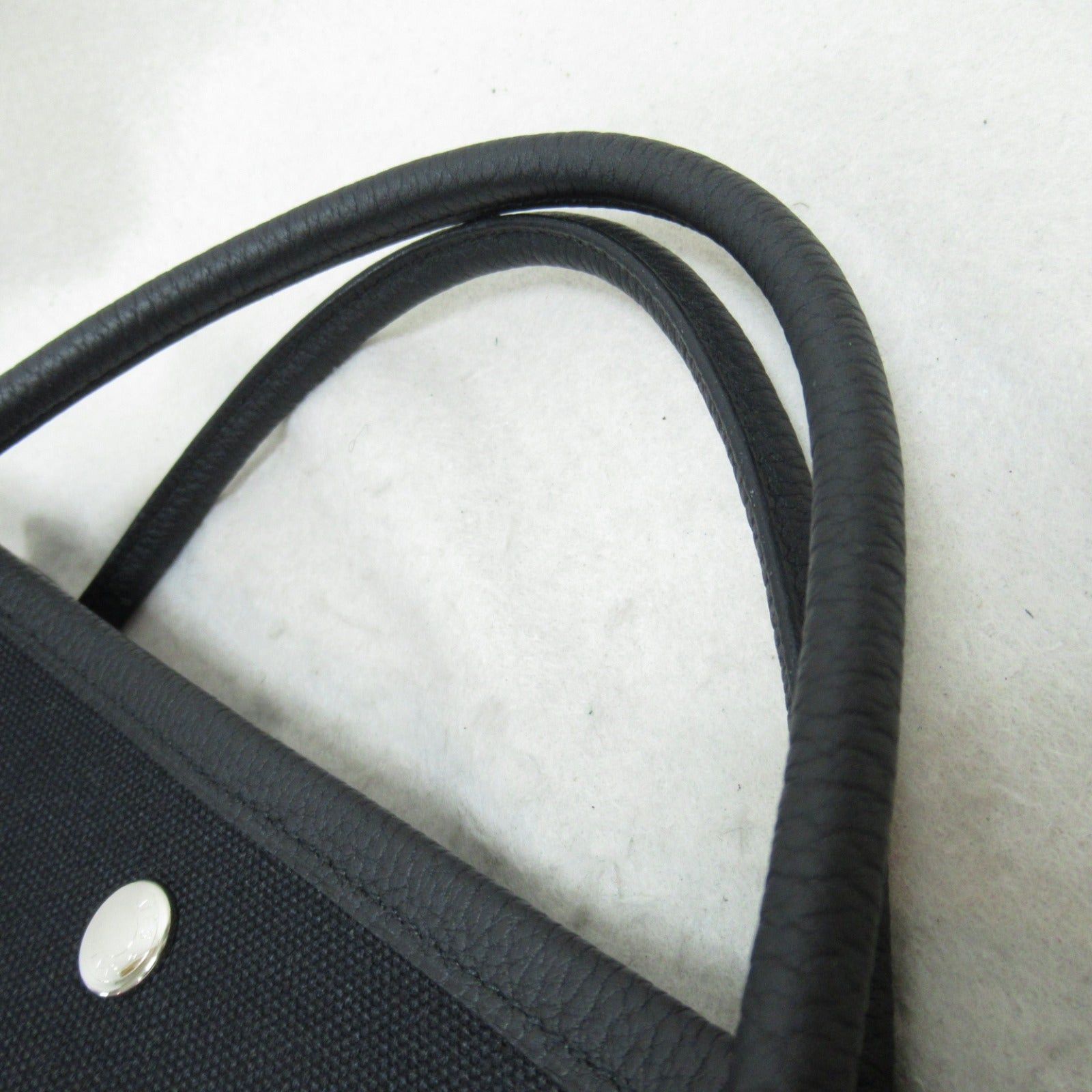 Hermes Hermes Garden Party Pocket Vertical Black Handbag Fabric Leather Negonda Toile Military (Hermes) Silver Hardware B Stamp Size ONE SIZE - 10 Thumbnail