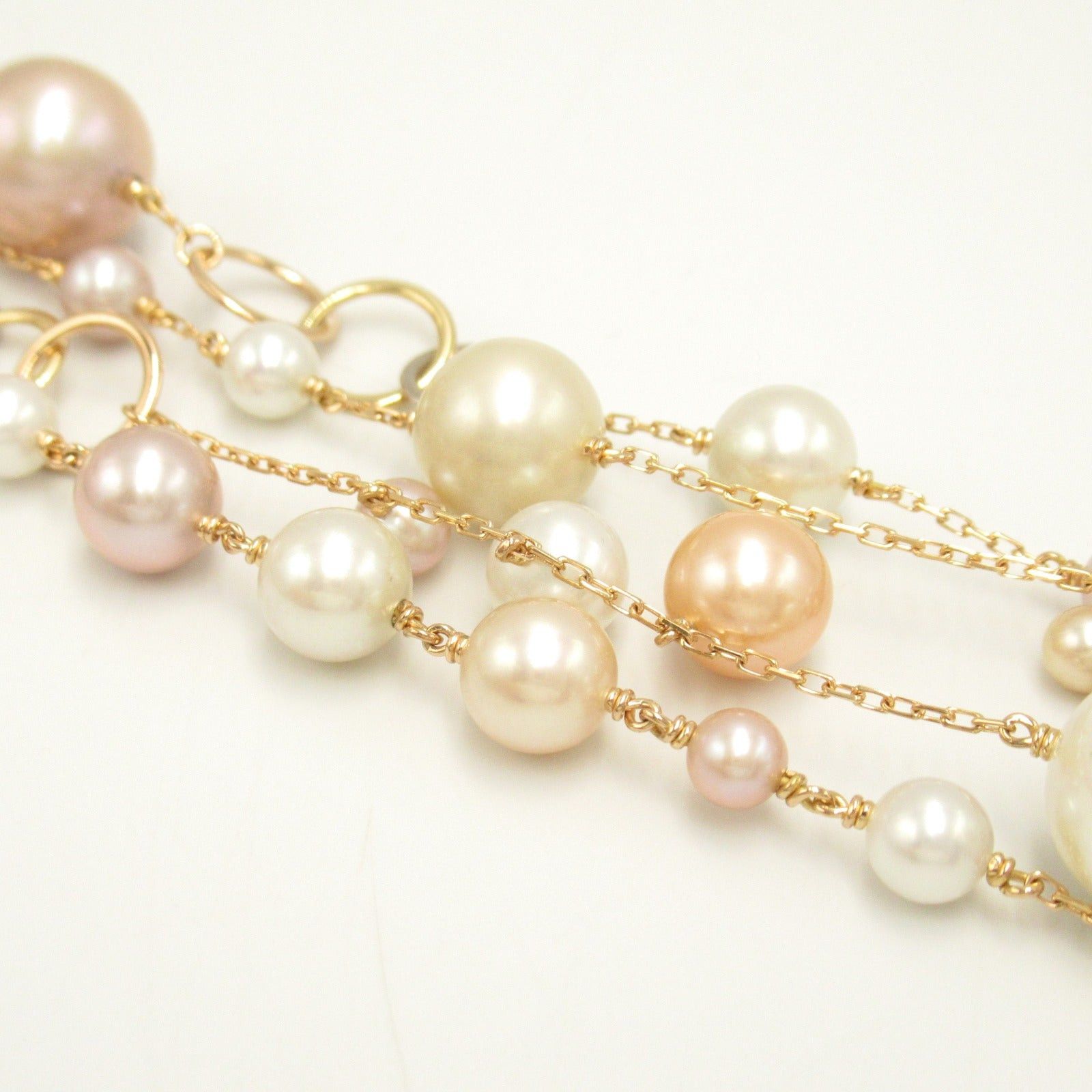 Cartier Cartier Trinity Pearl Diamond Necklace 750 Three Gold/Pearl Clear Size ONE SIZE - 7 Thumbnail