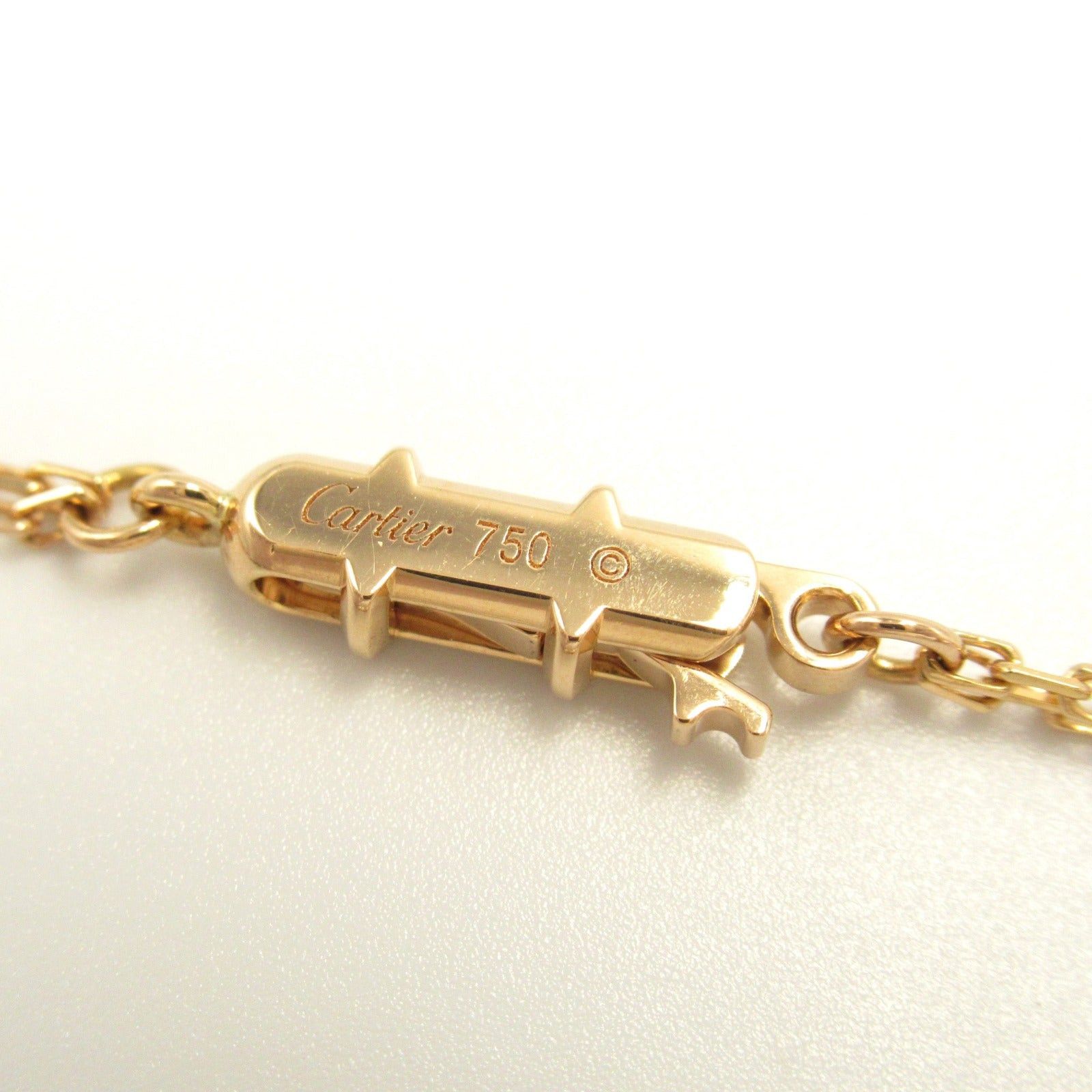 Cartier Cartier Trinity Pearl Diamond Necklace 750 Three Gold/Pearl Clear Size ONE SIZE - 4 Thumbnail