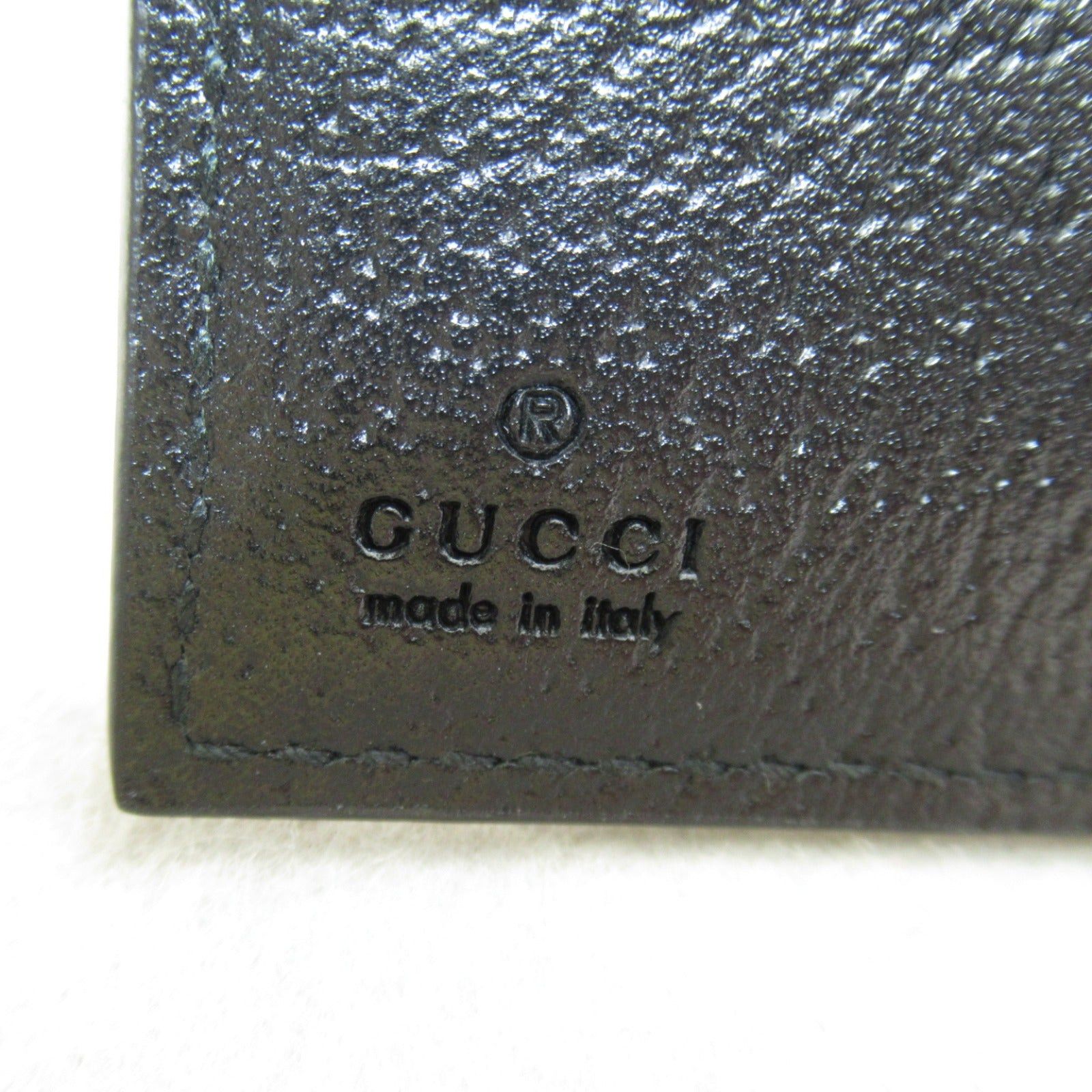 Gucci Gucci Gg Marmont Business Card Holder Name Leather Black Size ONE SIZE - 6 Thumbnail