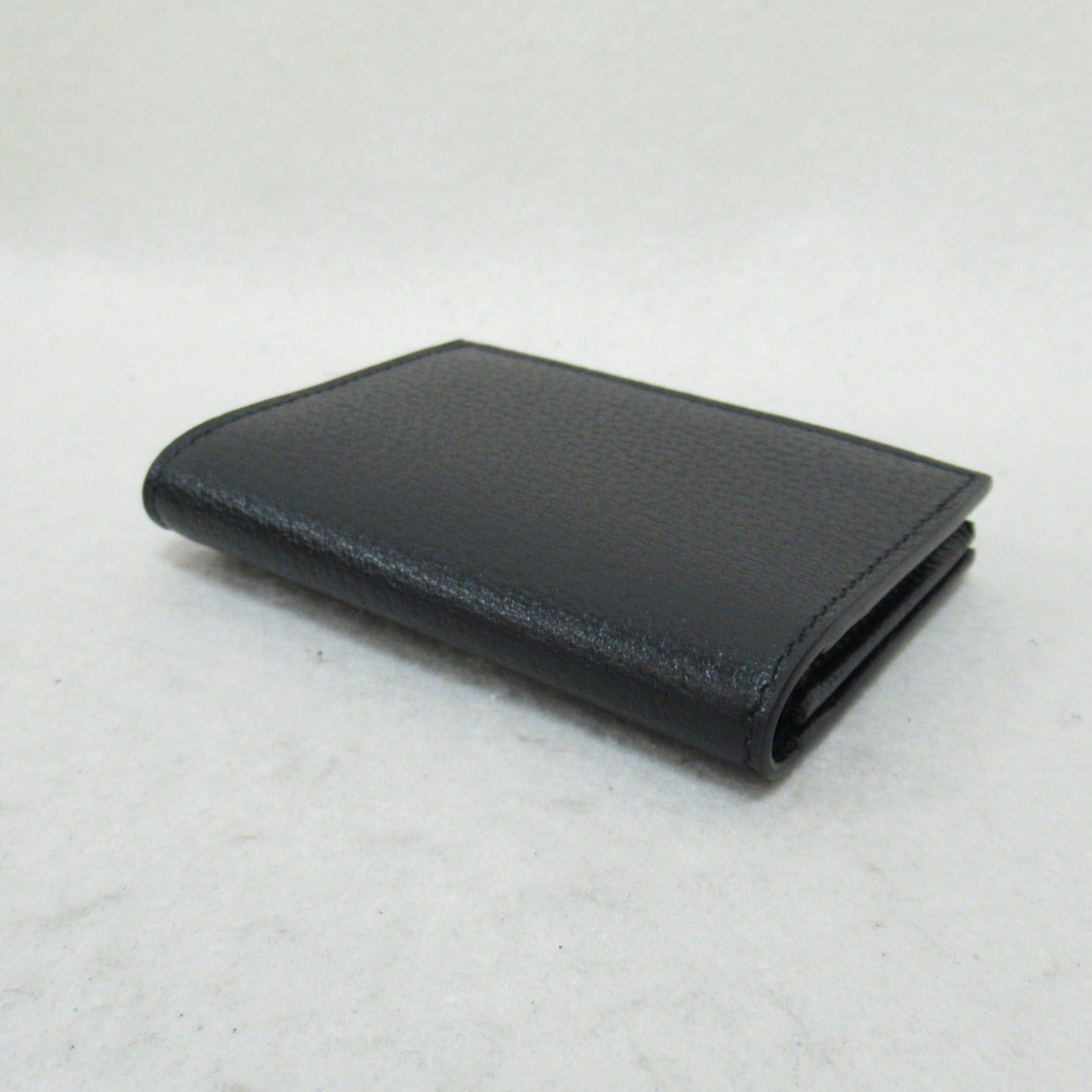 Gucci Gucci Gg Marmont Business Card Holder Name Leather Black Size ONE SIZE - 4 Thumbnail