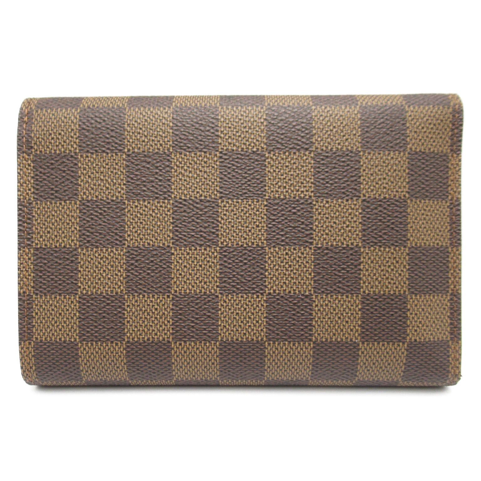 Louis Vuitton Louis Vuitton Porto Tresor Etui Papier Trifold Wallet Coated Canvas Damier Brown Ebene Size ONE SIZE - 2 Thumbnail