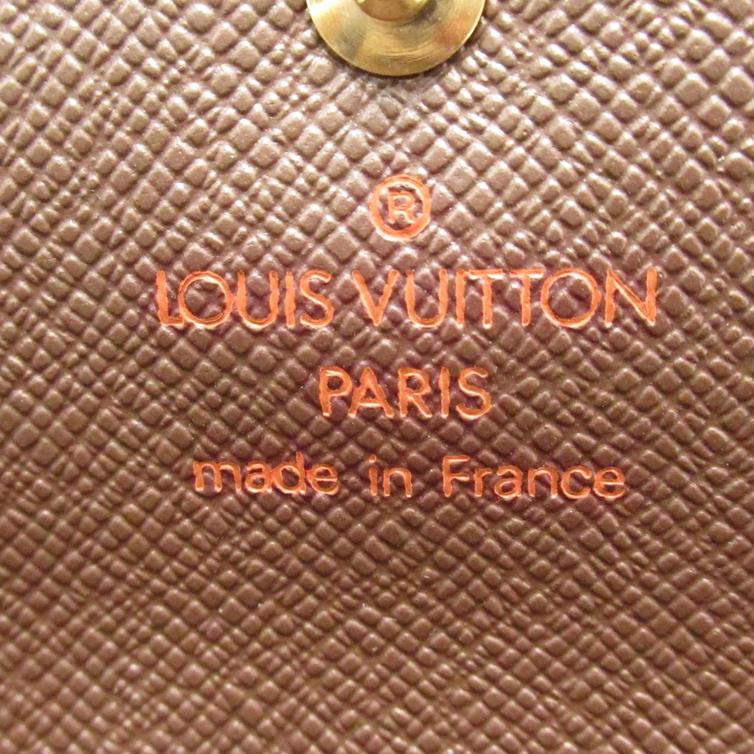 Louis Vuitton Louis Vuitton Porto Tresor Etui Papier Trifold Wallet Coated Canvas Damier Brown Ebene Size ONE SIZE - 6 Thumbnail