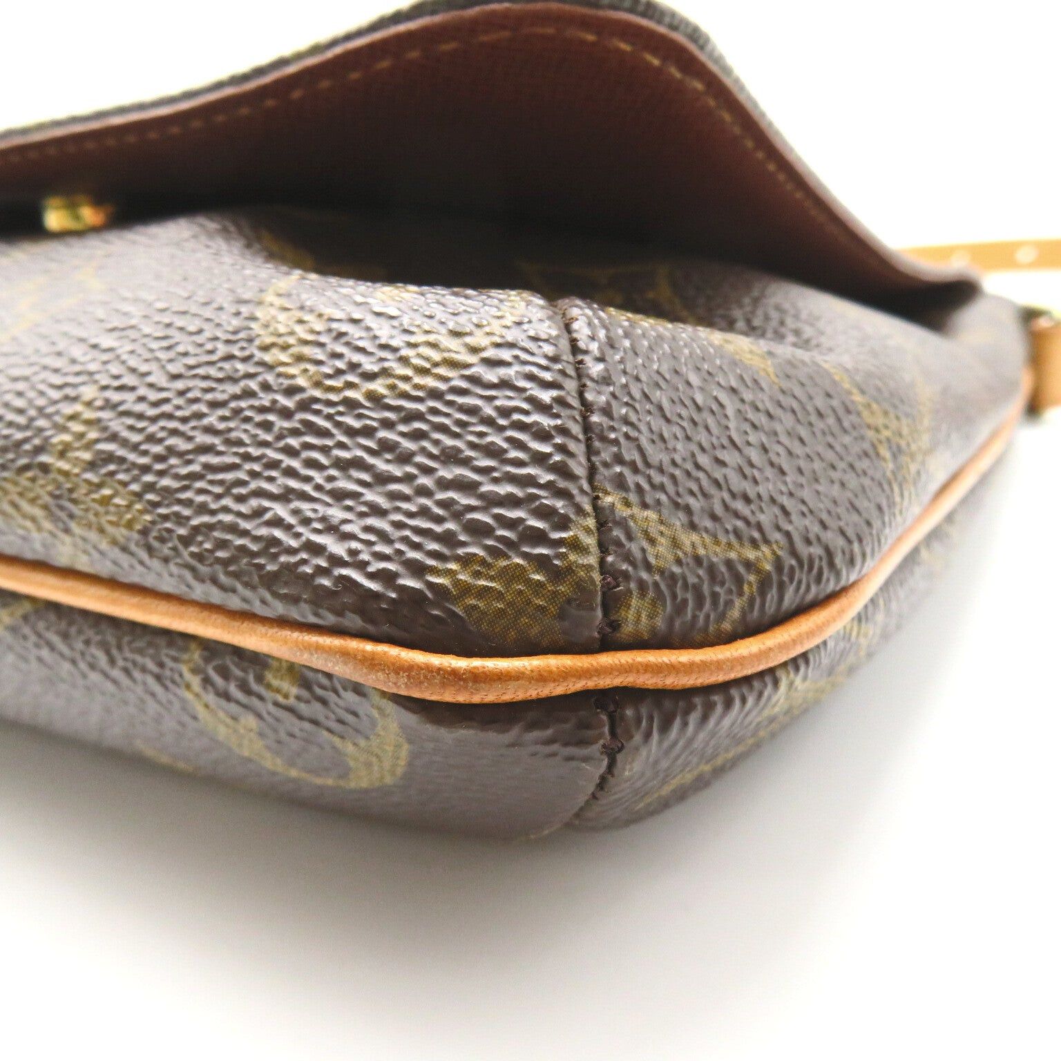 Louis Vuitton Louis Vuitton Musette Salsa Short Shoulder Bag Coated Canvas Monogram Brown Size ONE SIZE - 10 Thumbnail