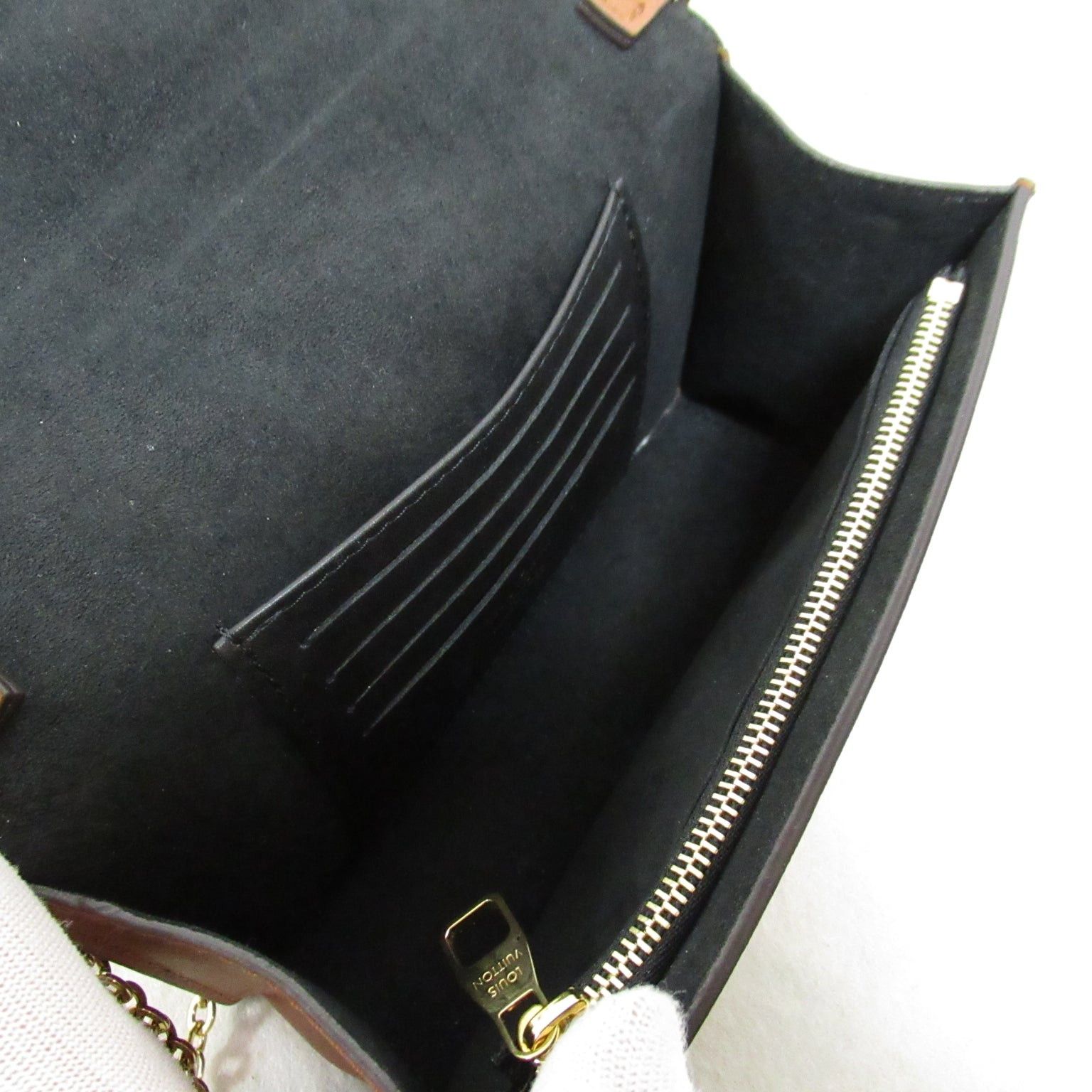 Louis Vuitton Louis Vuitton Portefeuille Dauphine Shoulder Bag Coated Canvas Monogram Brown Size ONE SIZE - 5 Thumbnail