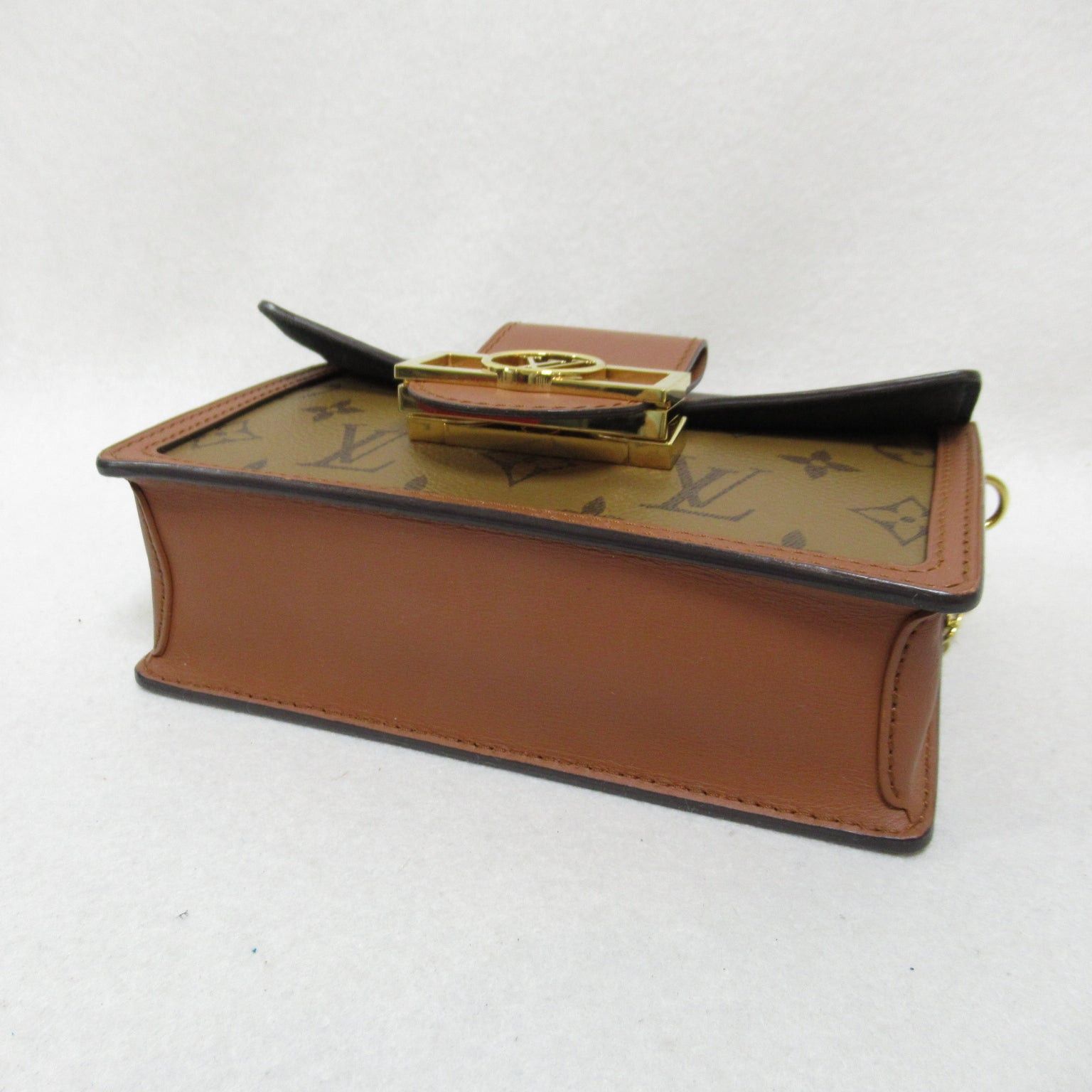 Louis Vuitton Louis Vuitton Portefeuille Dauphine Shoulder Bag Coated Canvas Monogram Brown Size ONE SIZE - 4 Thumbnail