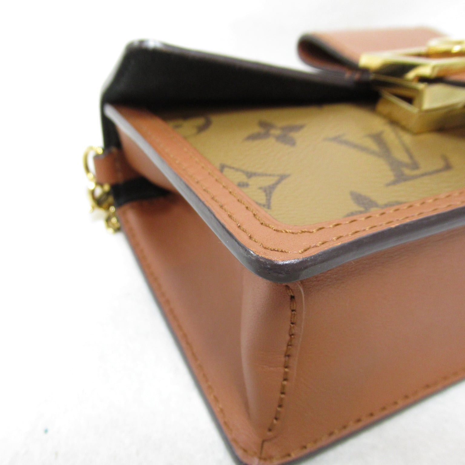 Louis Vuitton Louis Vuitton Portefeuille Dauphine Shoulder Bag Coated Canvas Monogram Brown Size ONE SIZE - 10 Thumbnail