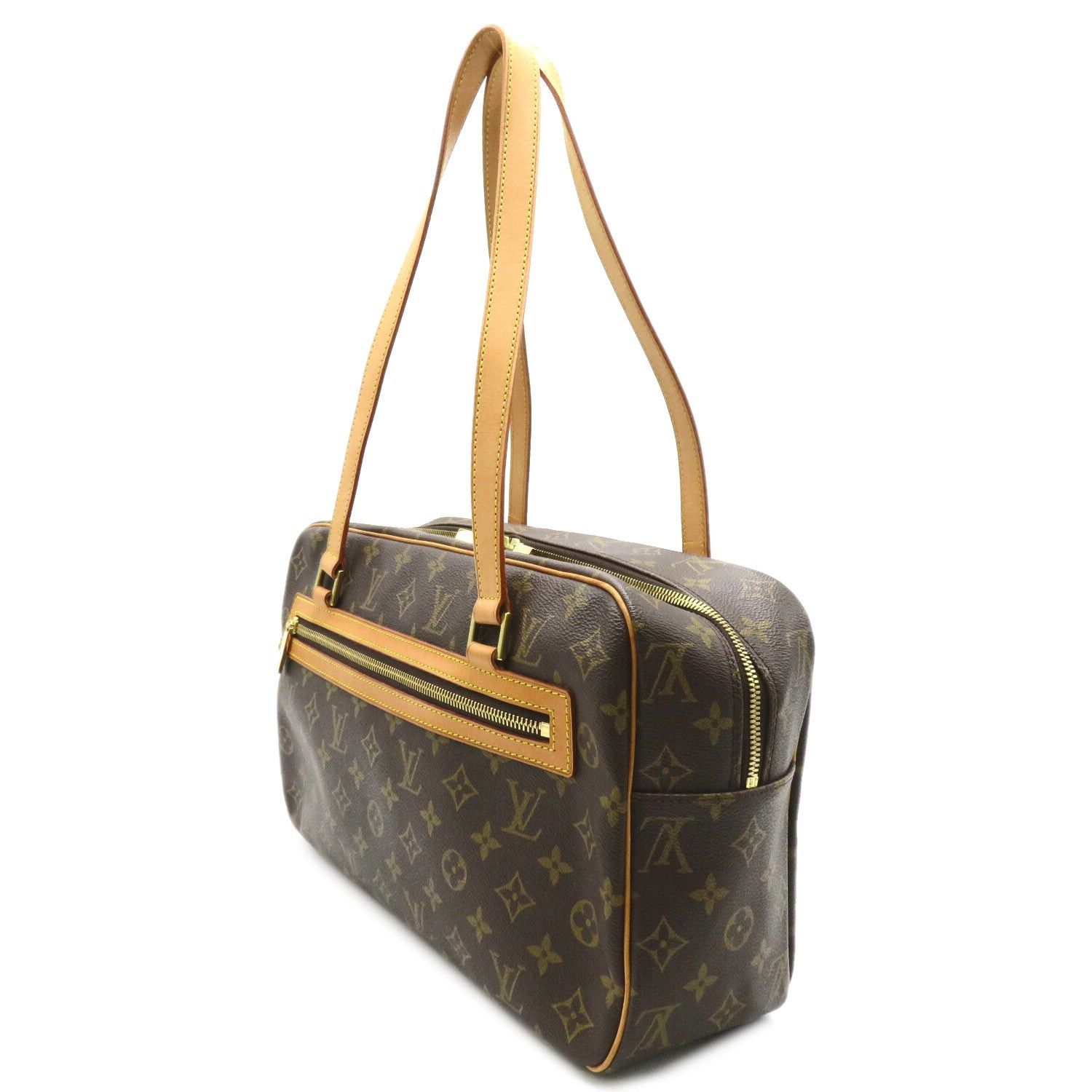 Louis Vuitton Louis Vuitton Cite Gm Shoulder Bag Coated Canvas Monogram Brown Size ONE SIZE - 3 Thumbnail