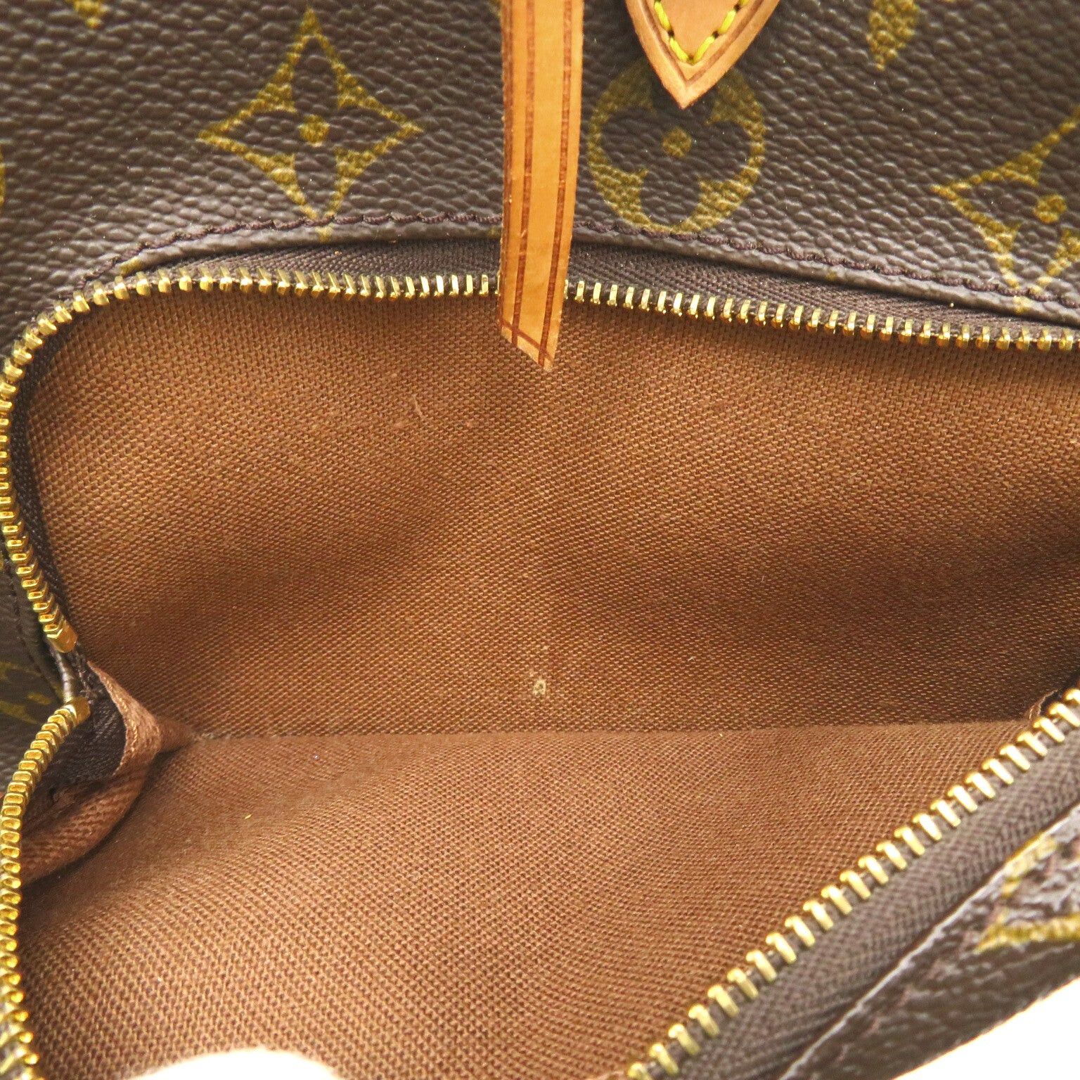 Louis Vuitton Louis Vuitton Montsouris Mm Backpack Rucksack Coated Canvas Monogram Brown Size ONE SIZE - 8 Thumbnail