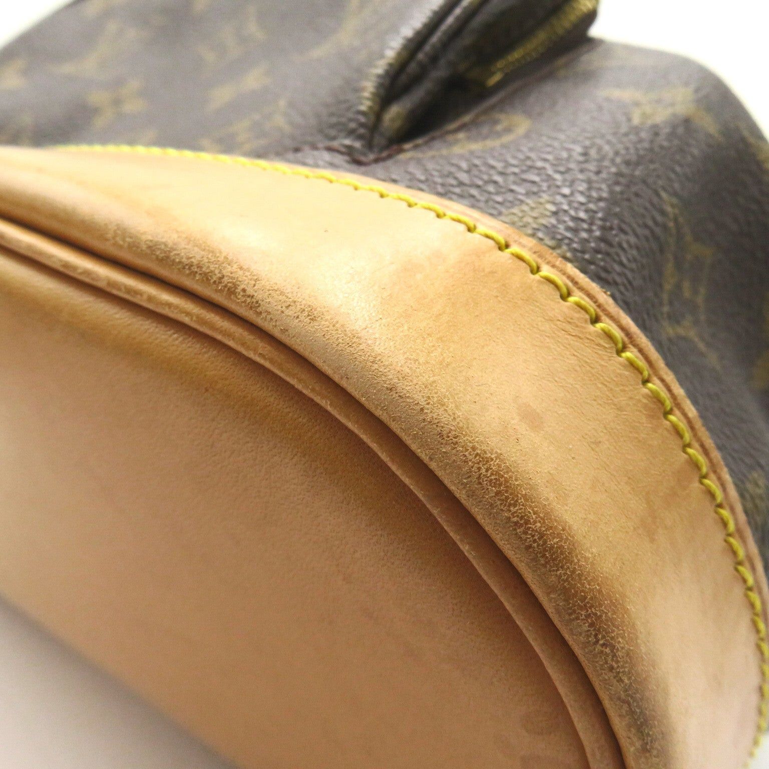 Louis Vuitton Louis Vuitton Montsouris Mm Backpack Rucksack Coated Canvas Monogram Brown Size ONE SIZE - 14 Thumbnail