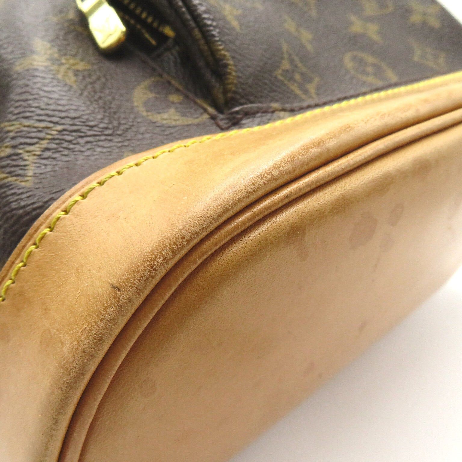 Louis Vuitton Louis Vuitton Montsouris Mm Backpack Rucksack Coated Canvas Monogram Brown Size ONE SIZE - 15 Thumbnail