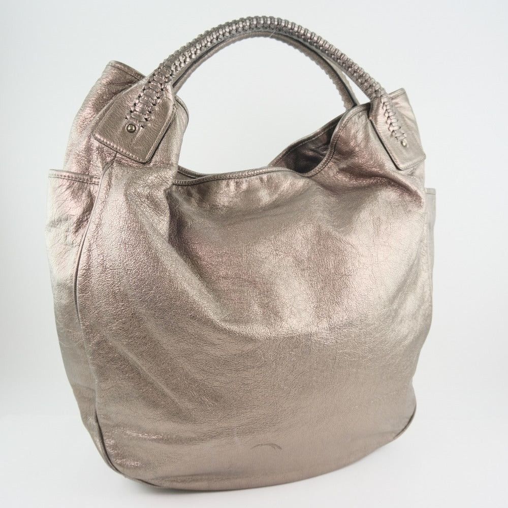 Salvatore Ferragamo Gold Leather Handbag (Pre-Owned) Size ONE SIZE - 9 Thumbnail