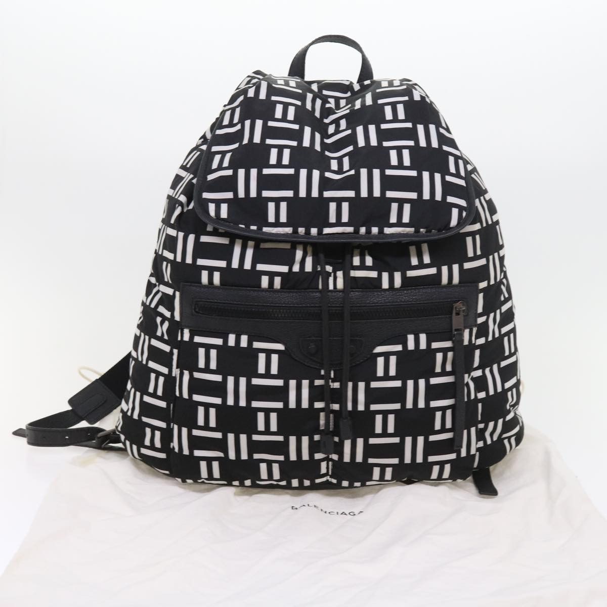 Balenciaga Black Synthetic Backpack Bag (Pre-Owned) Size ONE SIZE - 8 Thumbnail