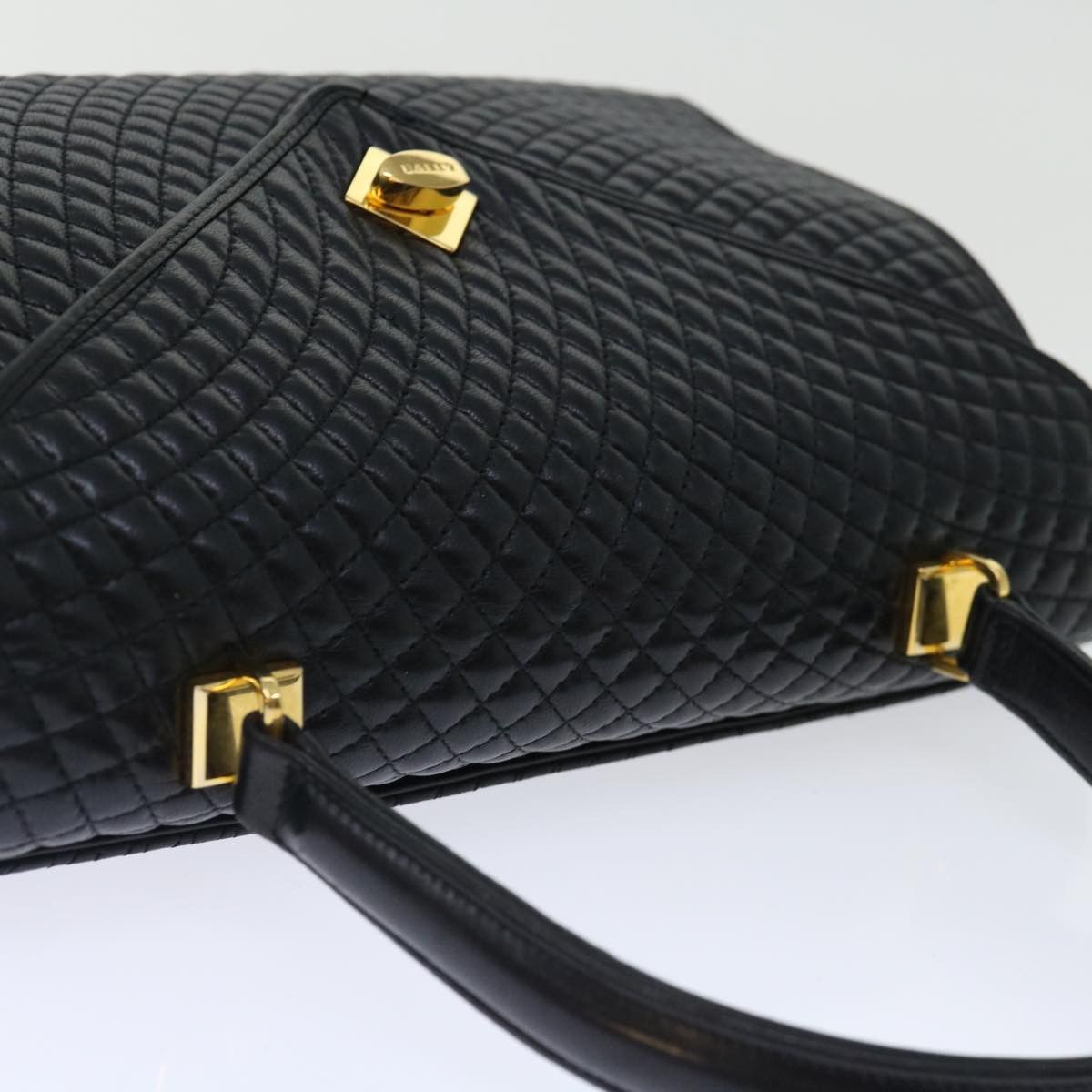 Bally Black Leather Handbag (Pre-Owned) Size ONE SIZE - 4 Thumbnail