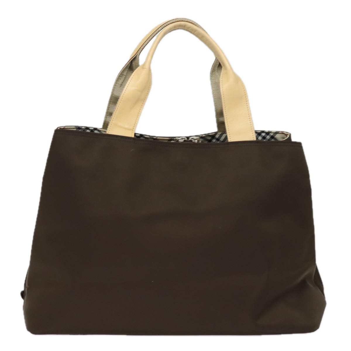 Burberry Nova Check Brown Synthetic Handbag (Pre-Owned) Size ONE SIZE - 2 Thumbnail