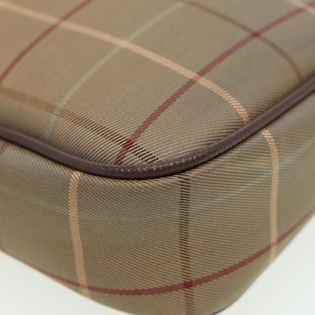 Burberry Nova Check Beige Canvas Shoulder Bag (Pre-Owned) Size ONE SIZE - 8 Thumbnail