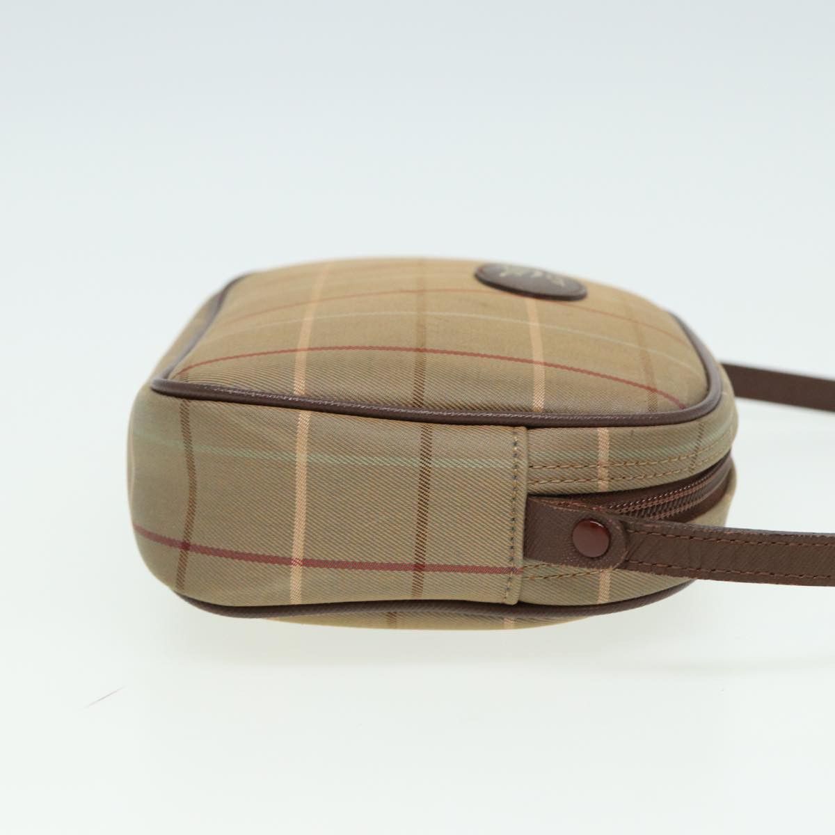 Burberry Nova Check Beige Canvas Shoulder Bag (Pre-Owned) Size ONE SIZE - 12 Thumbnail