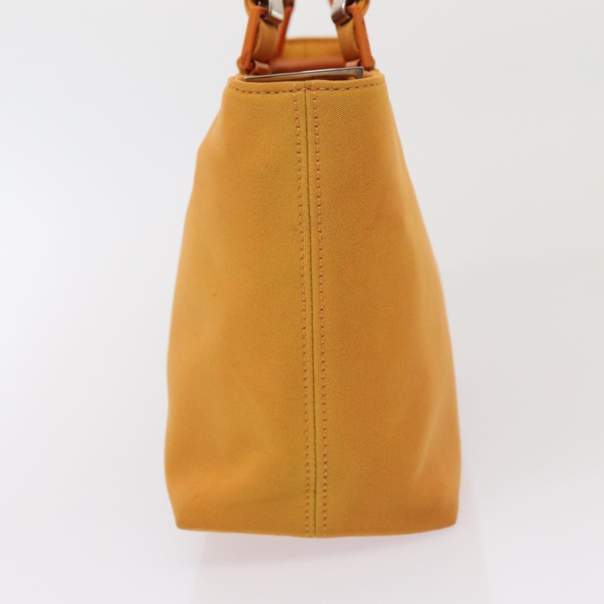 Salvatore Ferragamo Vara Orange Canvas Handbag (Pre-Owned) Size ONE SIZE - 12 Thumbnail