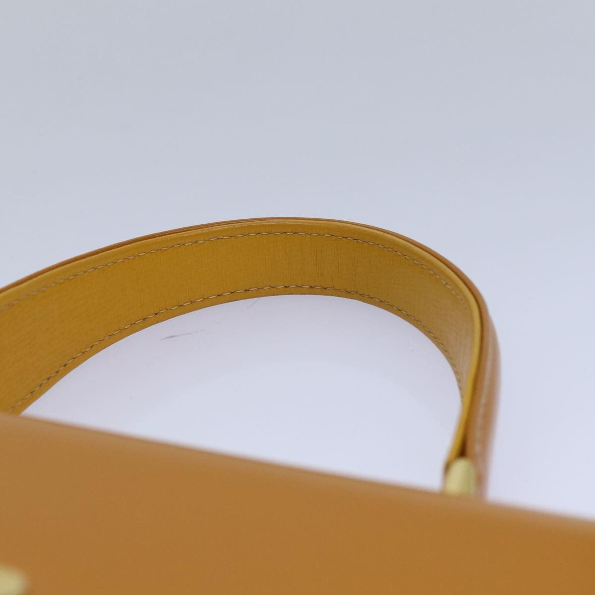 Burberry Nova Check Yellow Leather Handbag (Pre-Owned) Size ONE SIZE - 11 Thumbnail