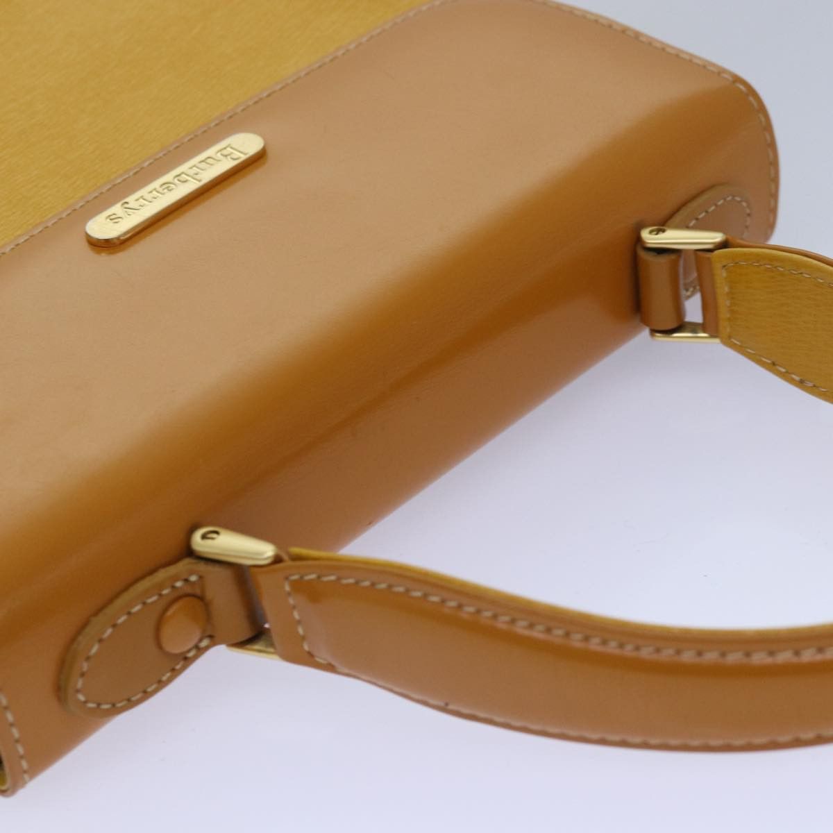 Burberry Nova Check Yellow Leather Handbag (Pre-Owned) Size ONE SIZE - 9 Thumbnail