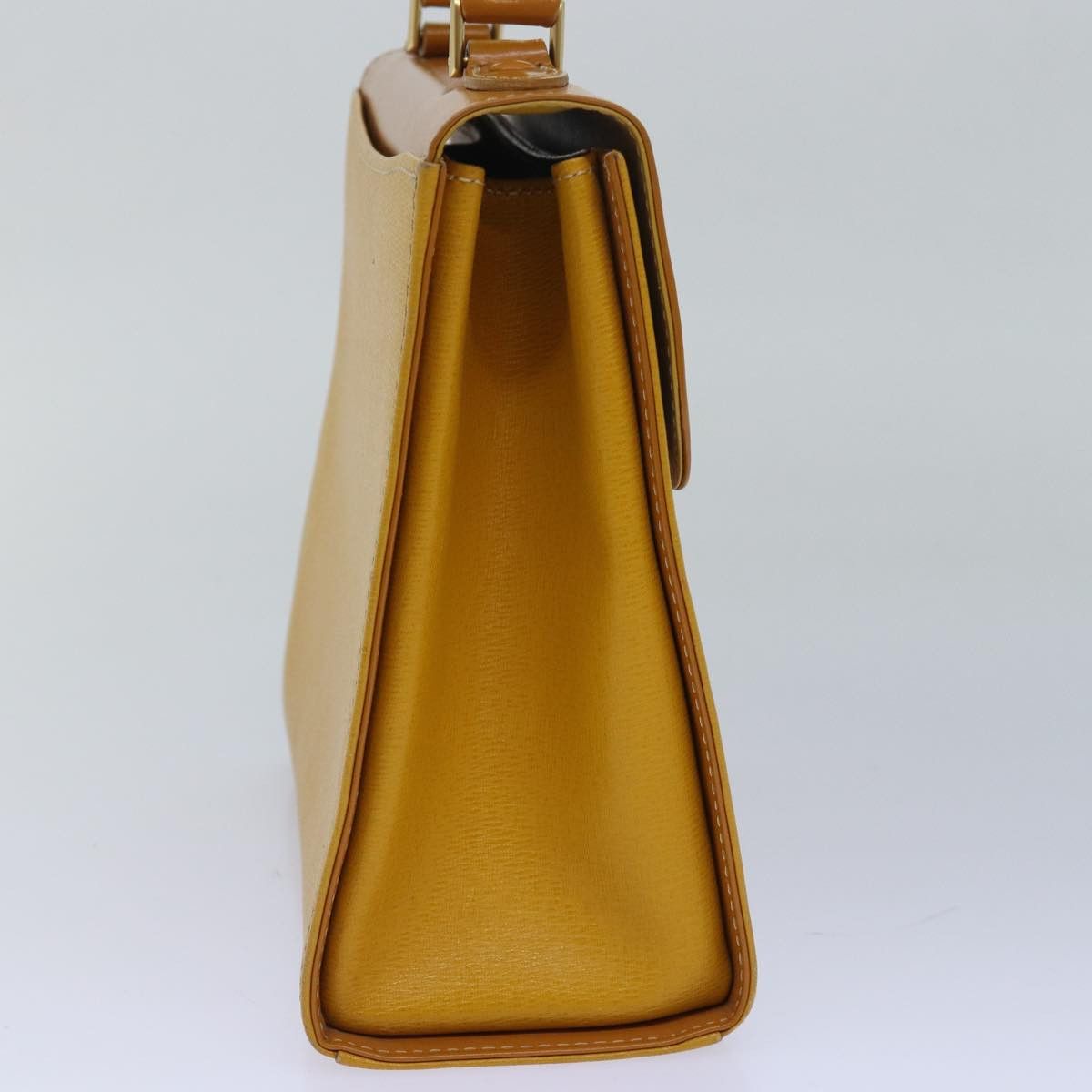Burberry Nova Check Yellow Leather Handbag (Pre-Owned) Size ONE SIZE - 4 Thumbnail