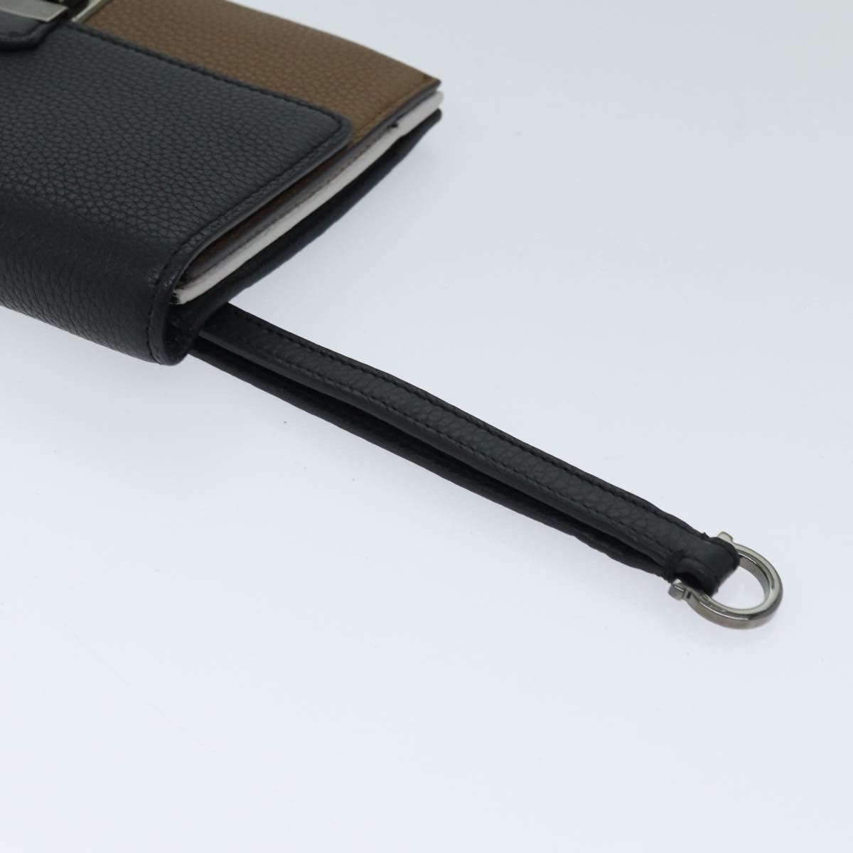 Salvatore Ferragamo Black Leather Clutch Bag (Pre-Owned) Size ONE SIZE - 9 Thumbnail