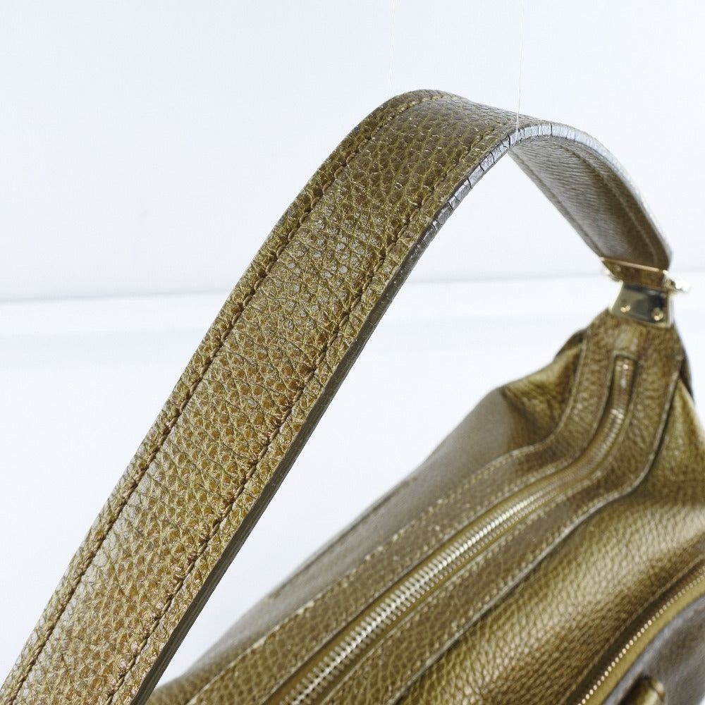 Tod's Gold Leather Handbag (Pre-Owned) Size ONE SIZE - 11 Thumbnail