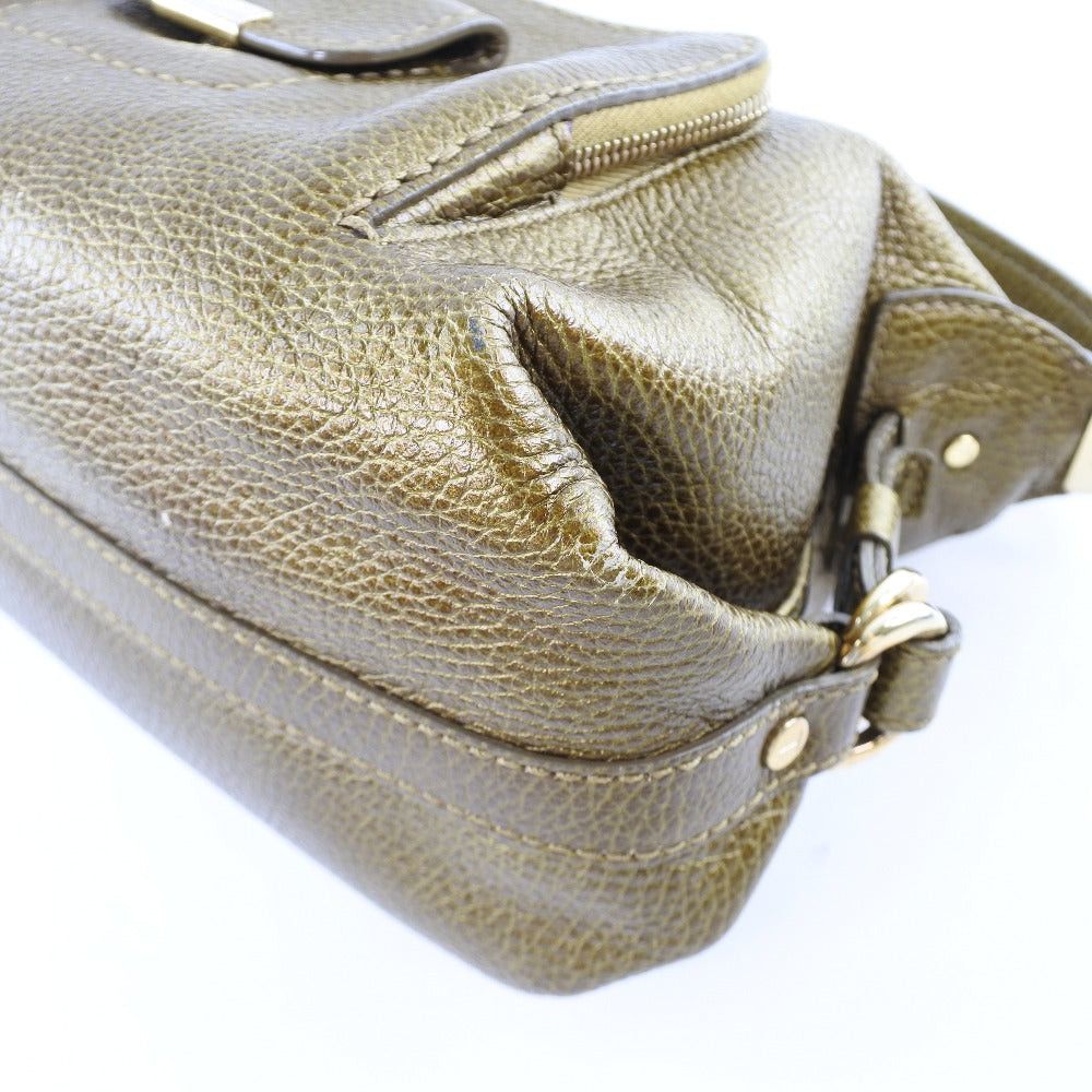 Tod's Gold Leather Handbag (Pre-Owned) Size ONE SIZE - 9 Thumbnail
