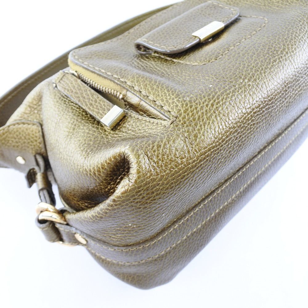 Tod's Gold Leather Handbag (Pre-Owned) Size ONE SIZE - 4 Thumbnail
