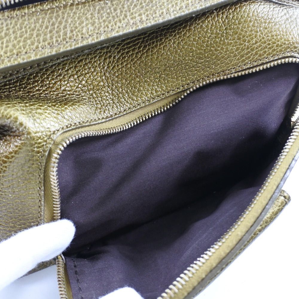 Tod's Gold Leather Handbag (Pre-Owned) Size ONE SIZE - 7 Thumbnail